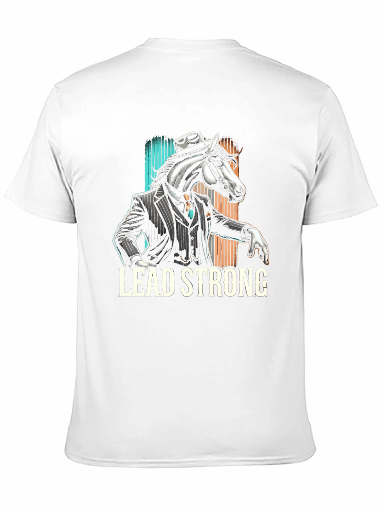 Lead Strong Horse Suit Graphic Tee