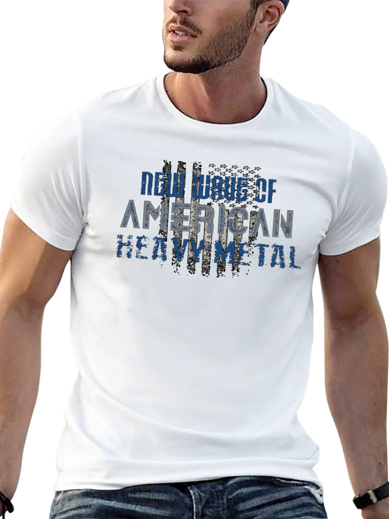 New Wave American Heavy Metal Graphic Tee
