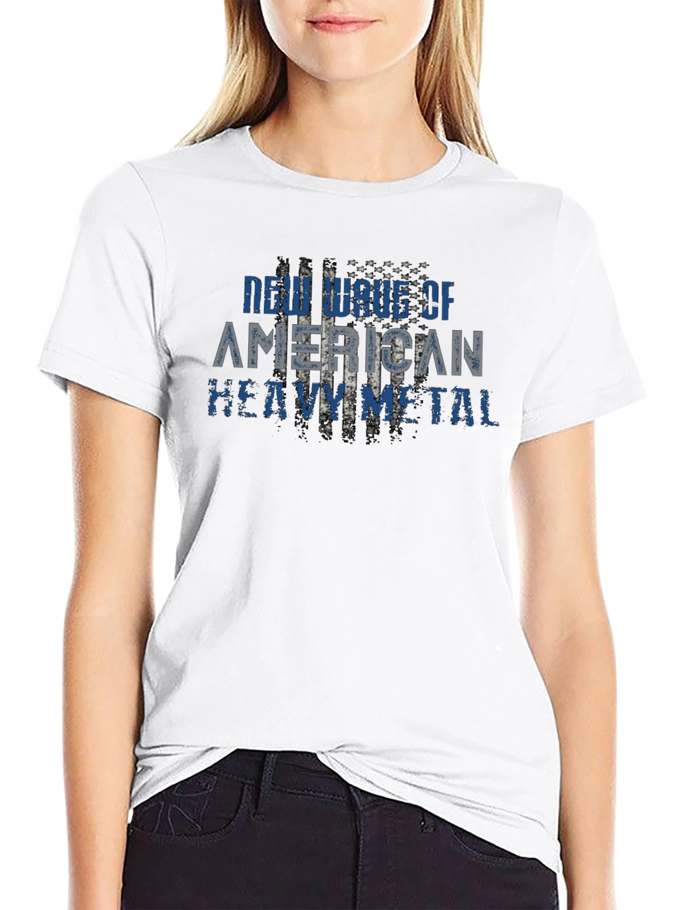New Wave American Heavy Metal Graphic Tee