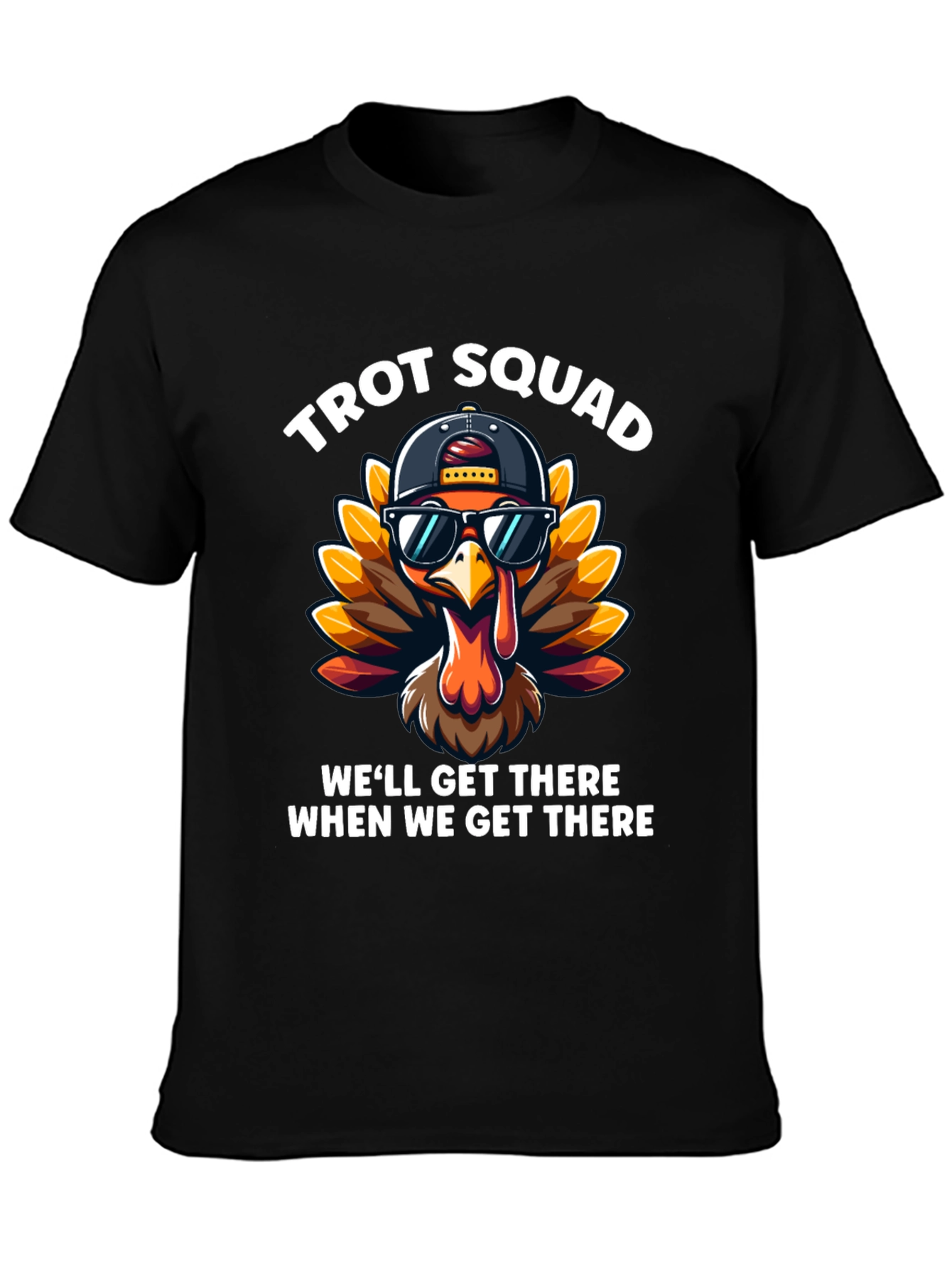 Trot Squad Turkey Tee - Thanksgiving Fun