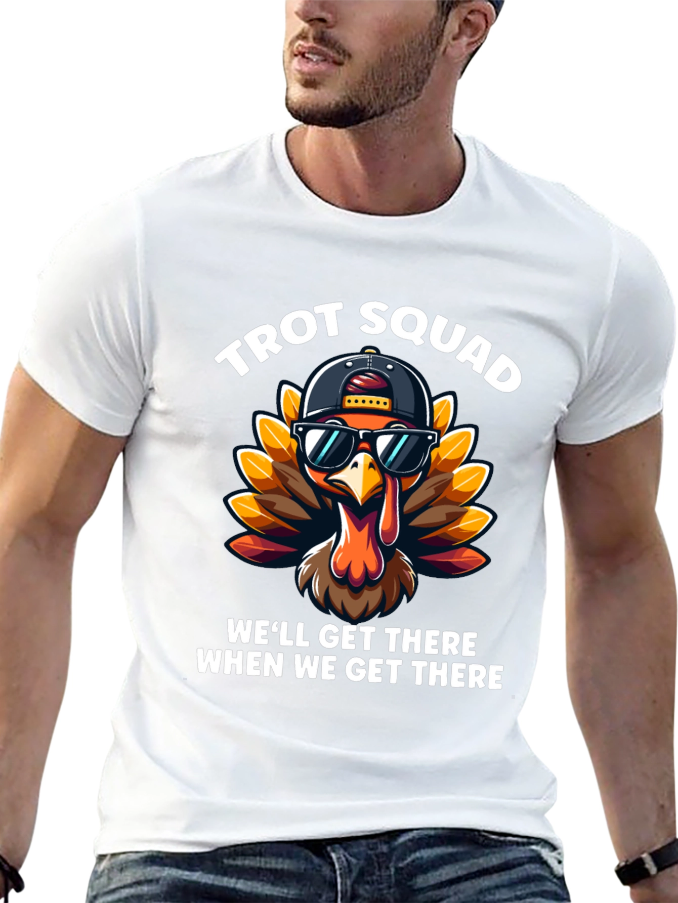 Trot Squad Turkey Tee - Thanksgiving Fun