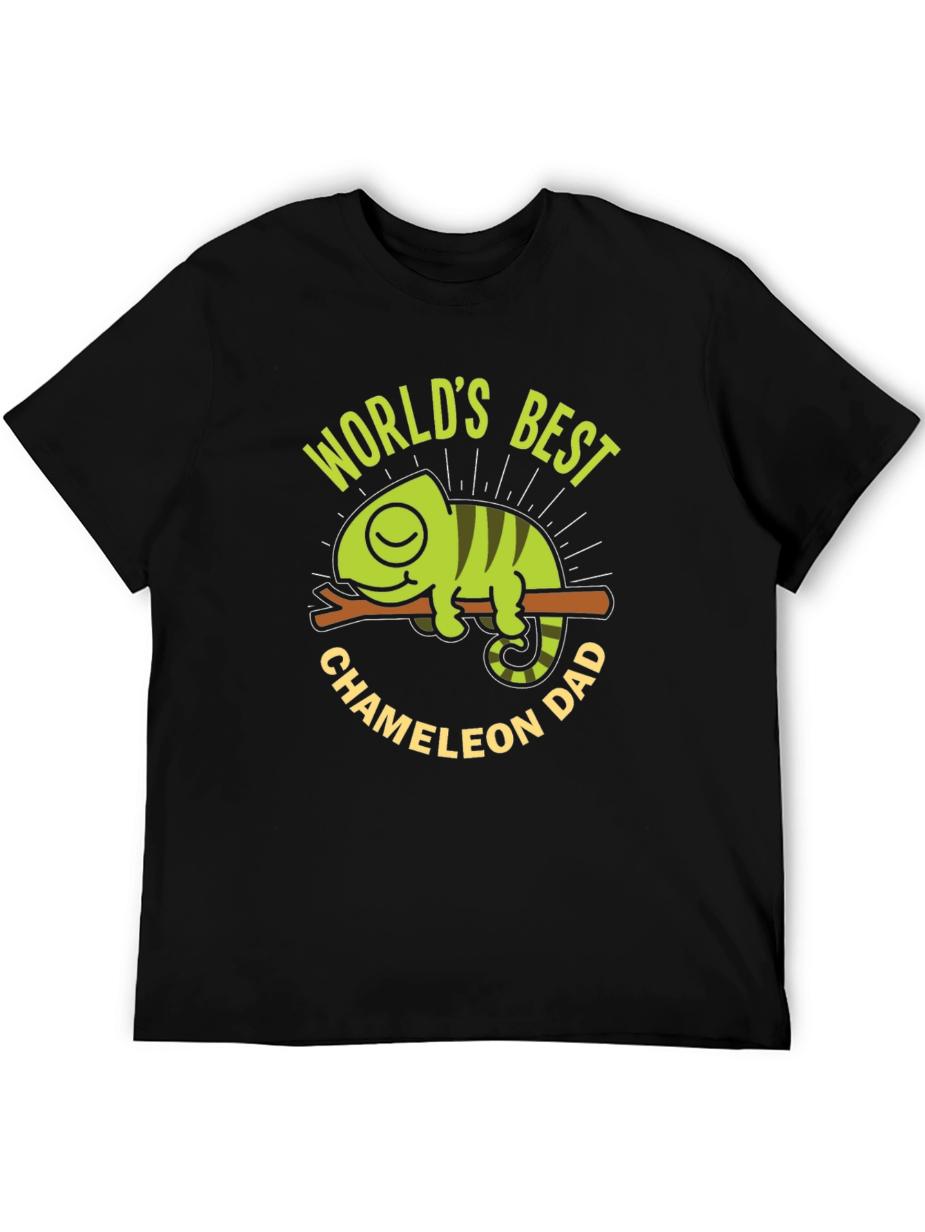 Worlds Best Chameleon Dad T-Shirt