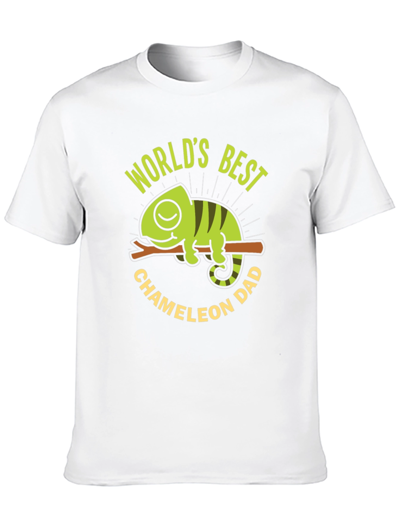 Worlds Best Chameleon Dad T-Shirt