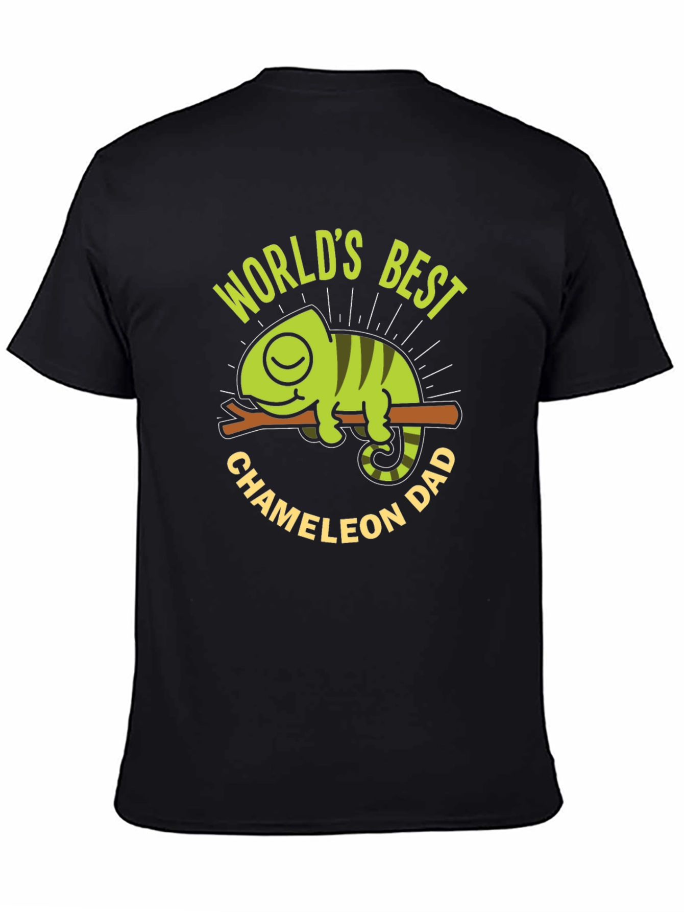 Worlds Best Chameleon Dad T-Shirt