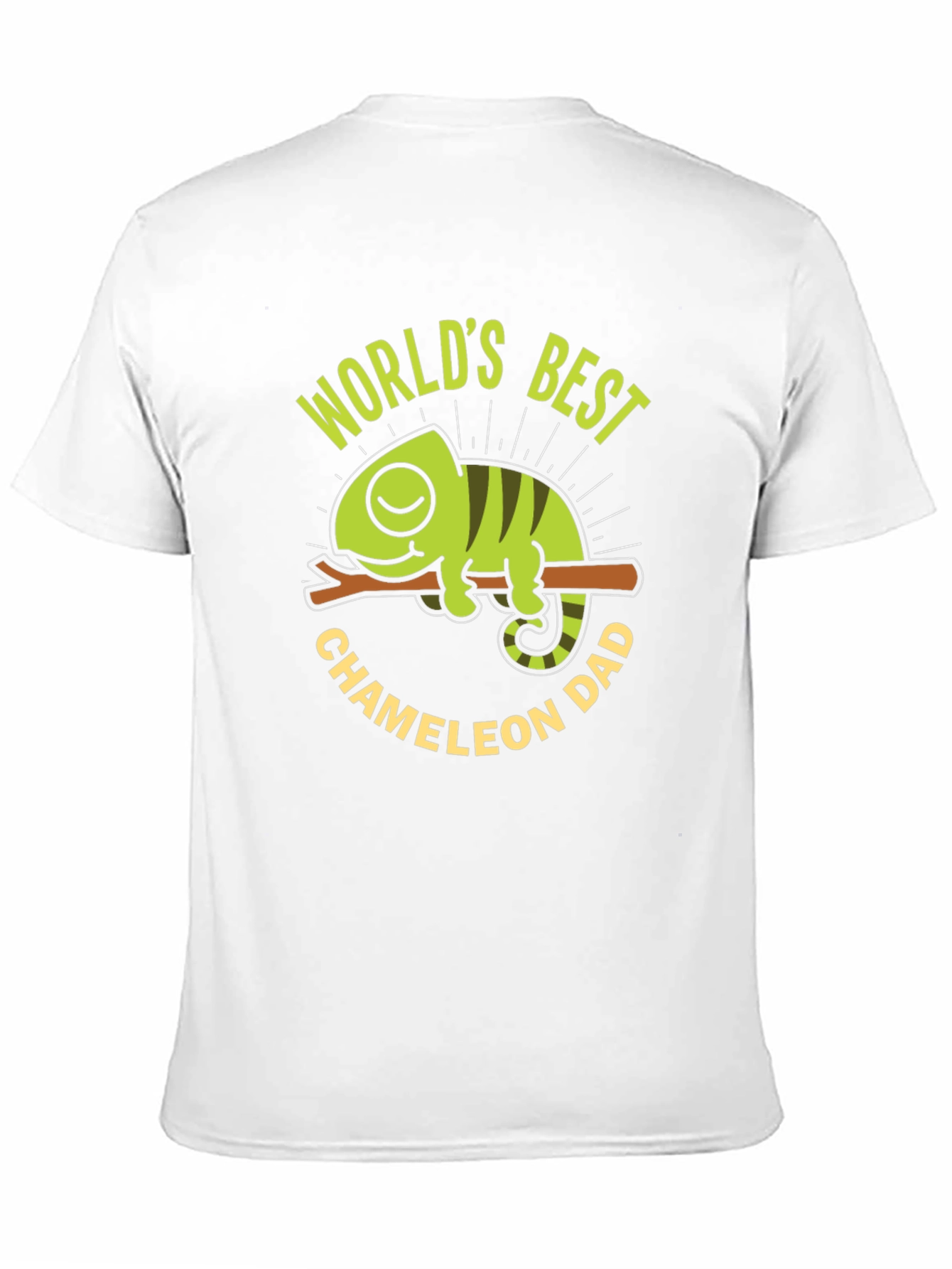Worlds Best Chameleon Dad T-Shirt