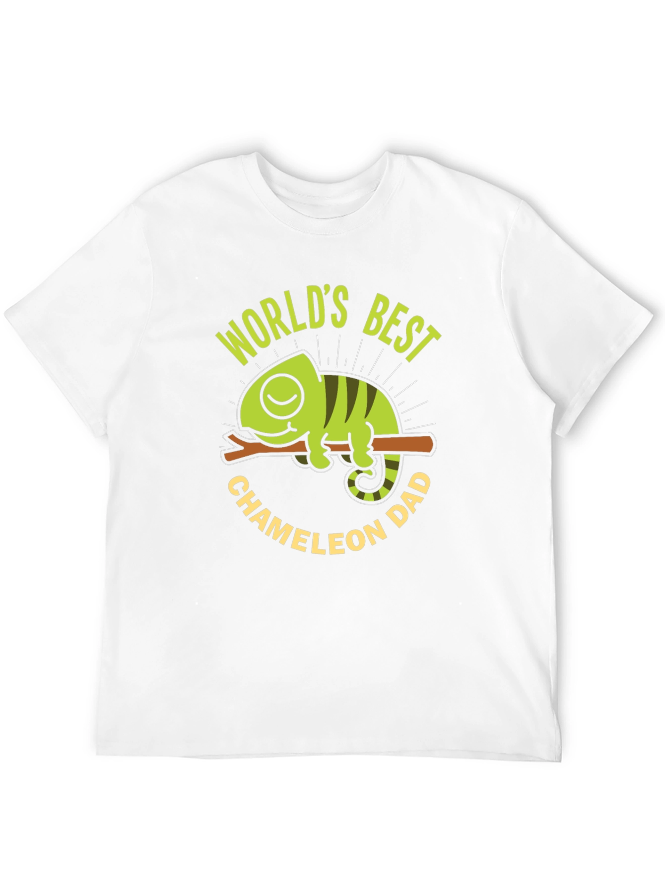 Worlds Best Chameleon Dad T-Shirt