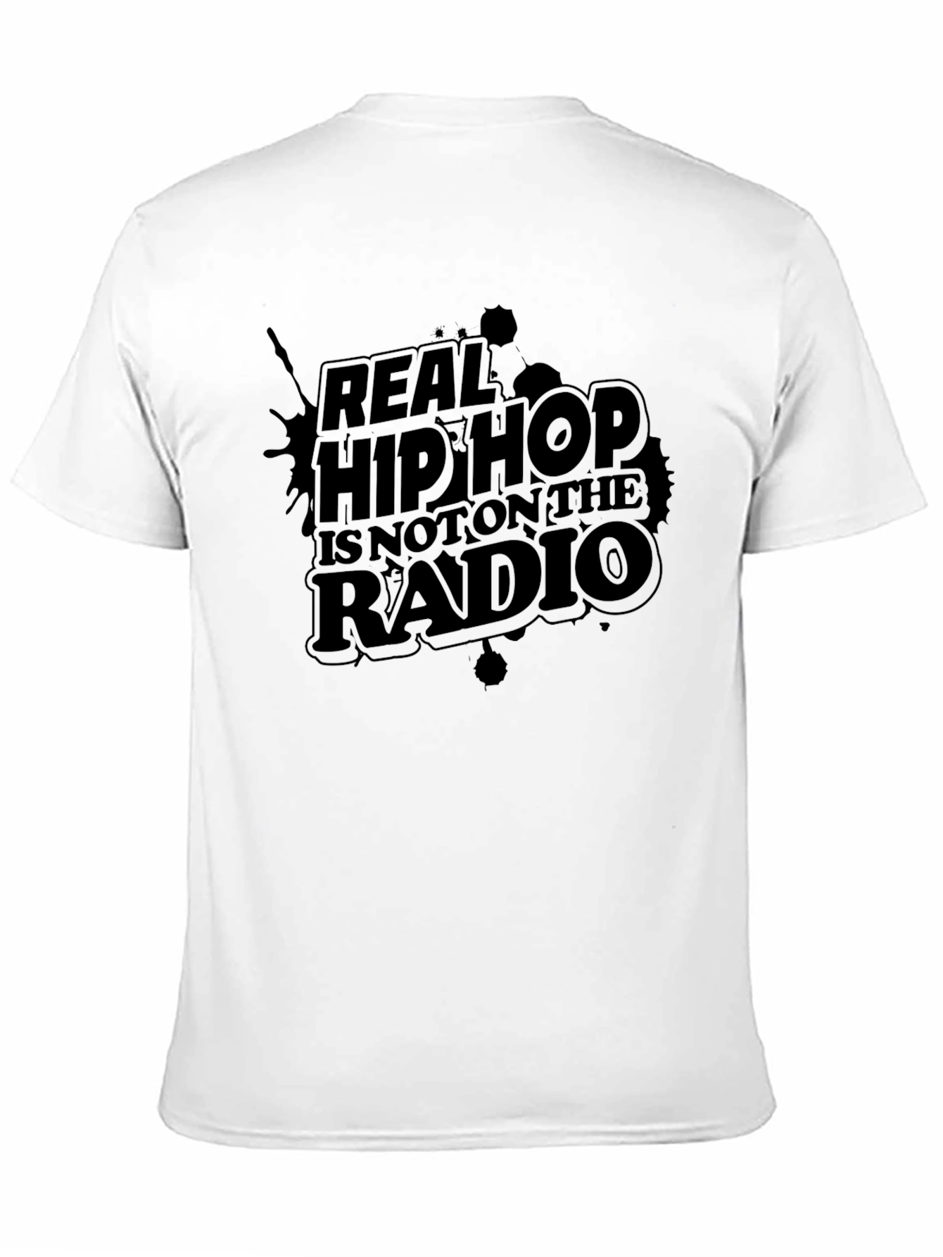 Real Hip Hop T-Shirt - Graphic Tee - Black