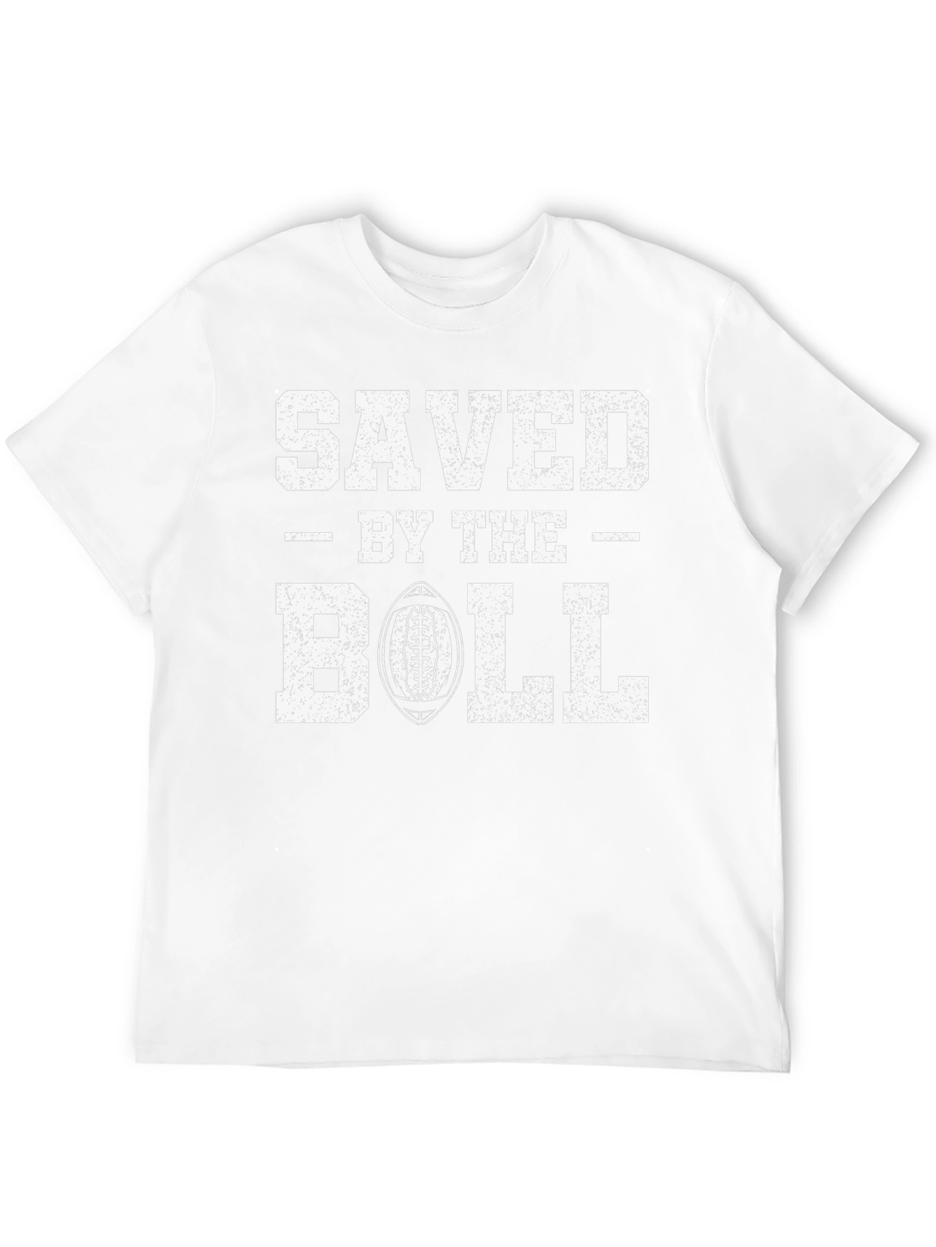 Saved By The Ball Football Graphic T-Shirt