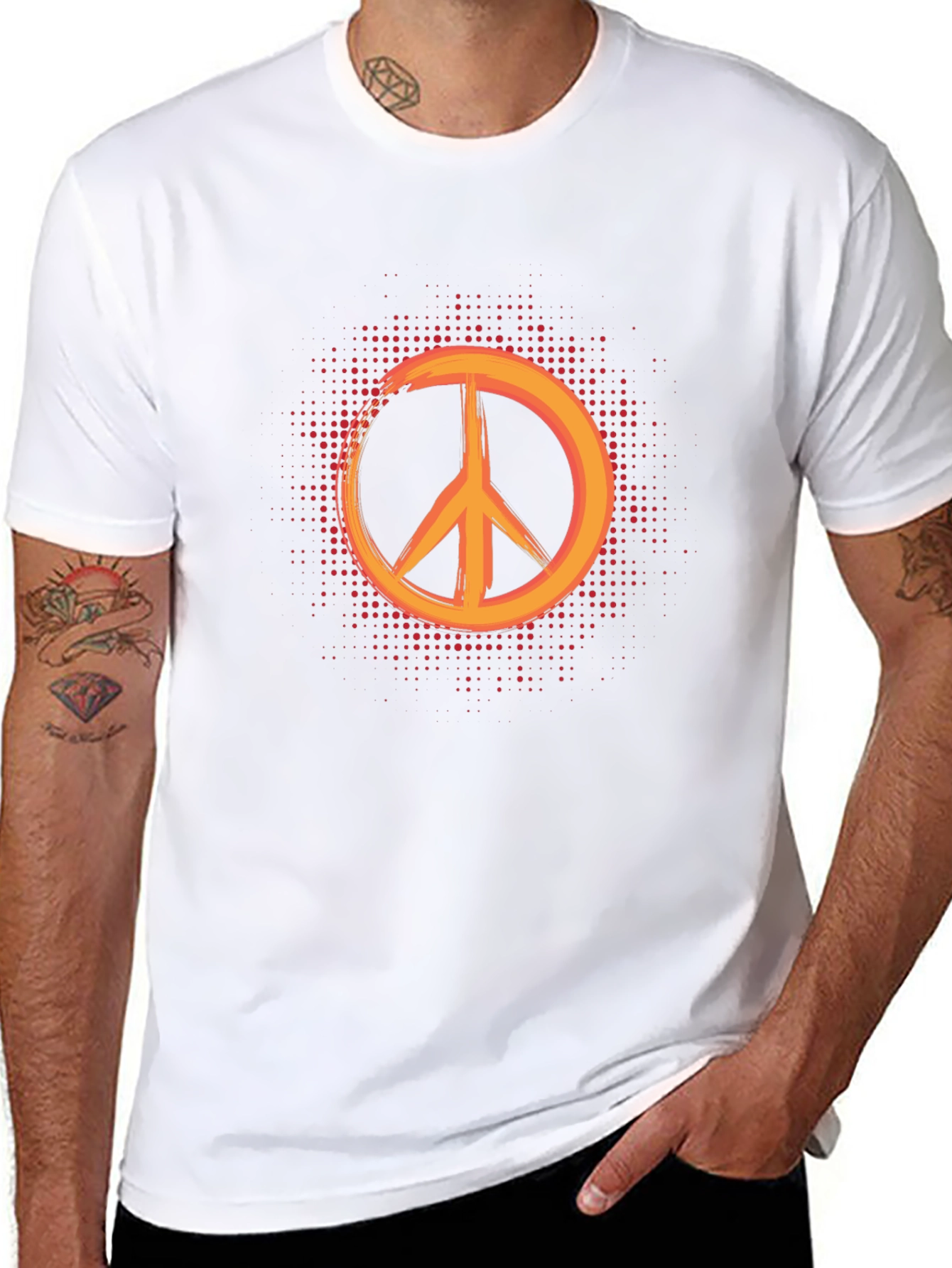 Peace Sign T-Shirt - Modern Graphic Tee