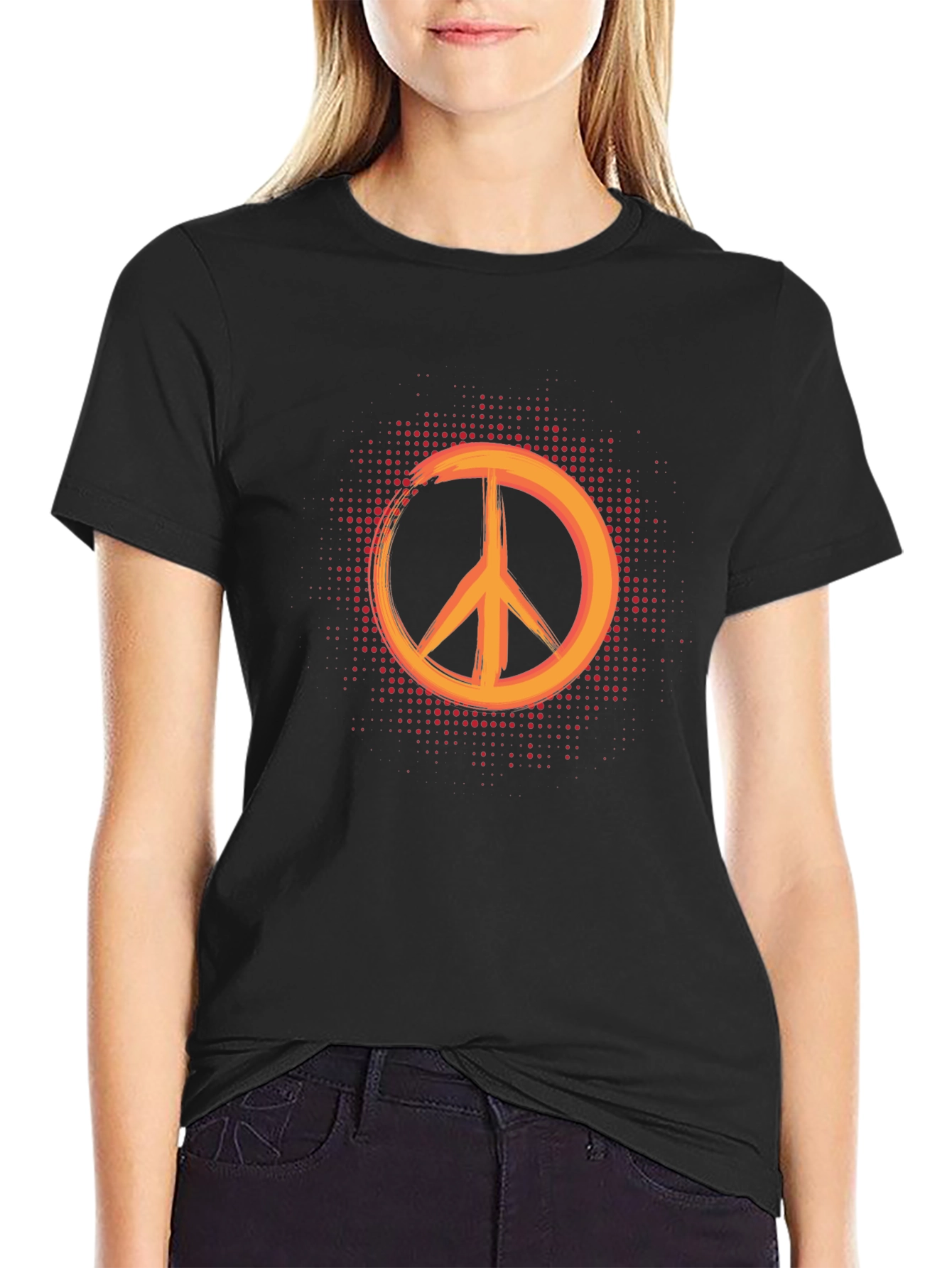 Peace Sign T-Shirt - Modern Graphic Tee