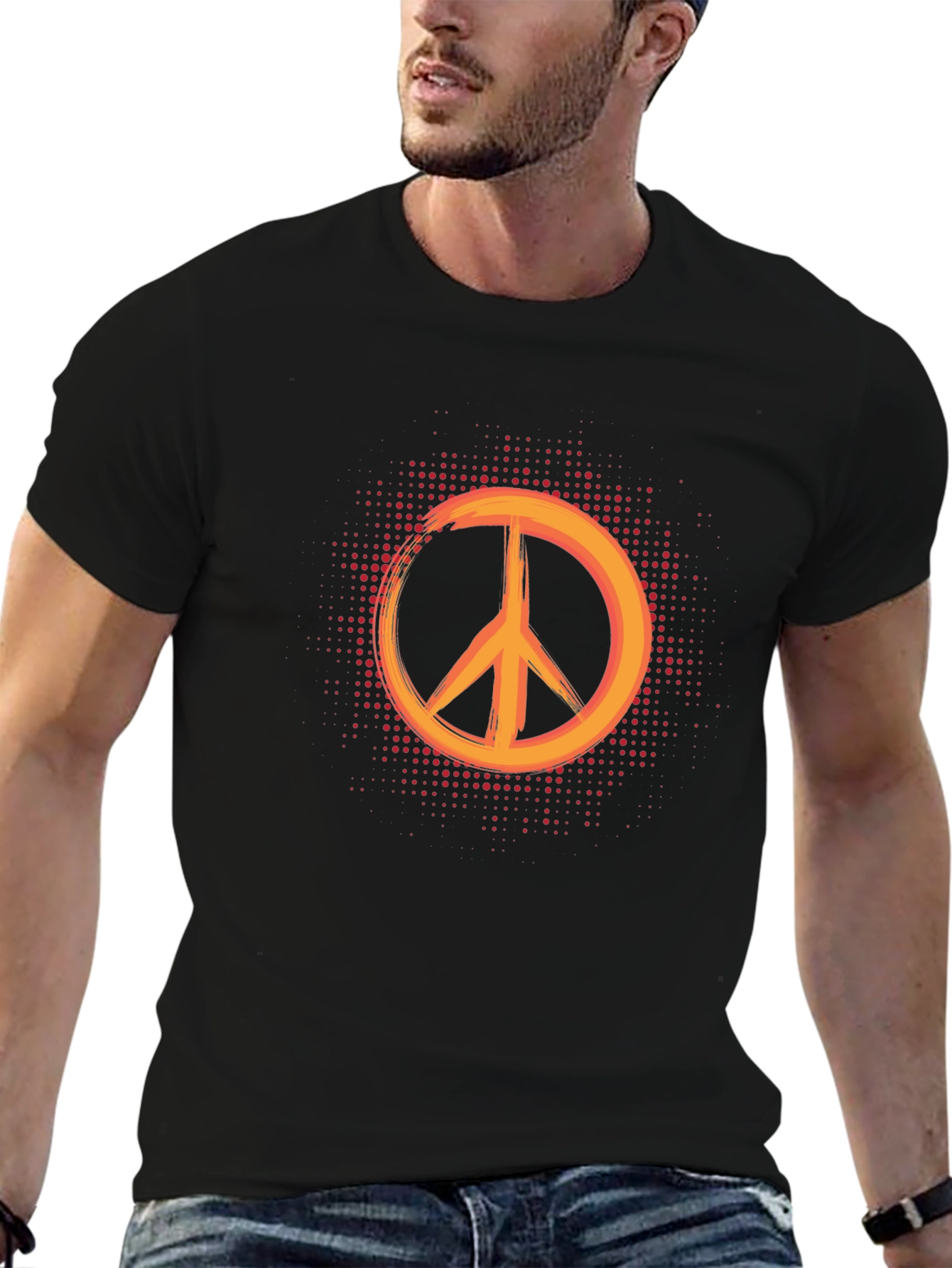 Peace Sign T-Shirt - Modern Graphic Tee