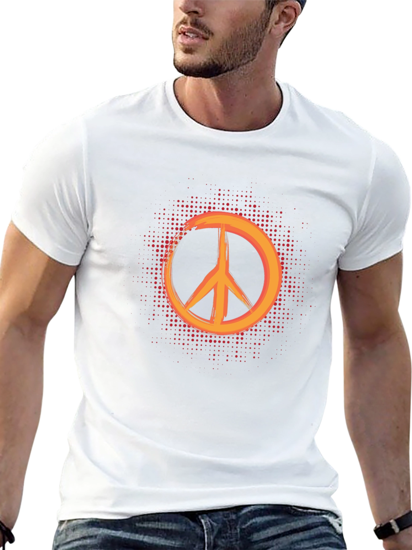 Peace Sign T-Shirt - Modern Graphic Tee