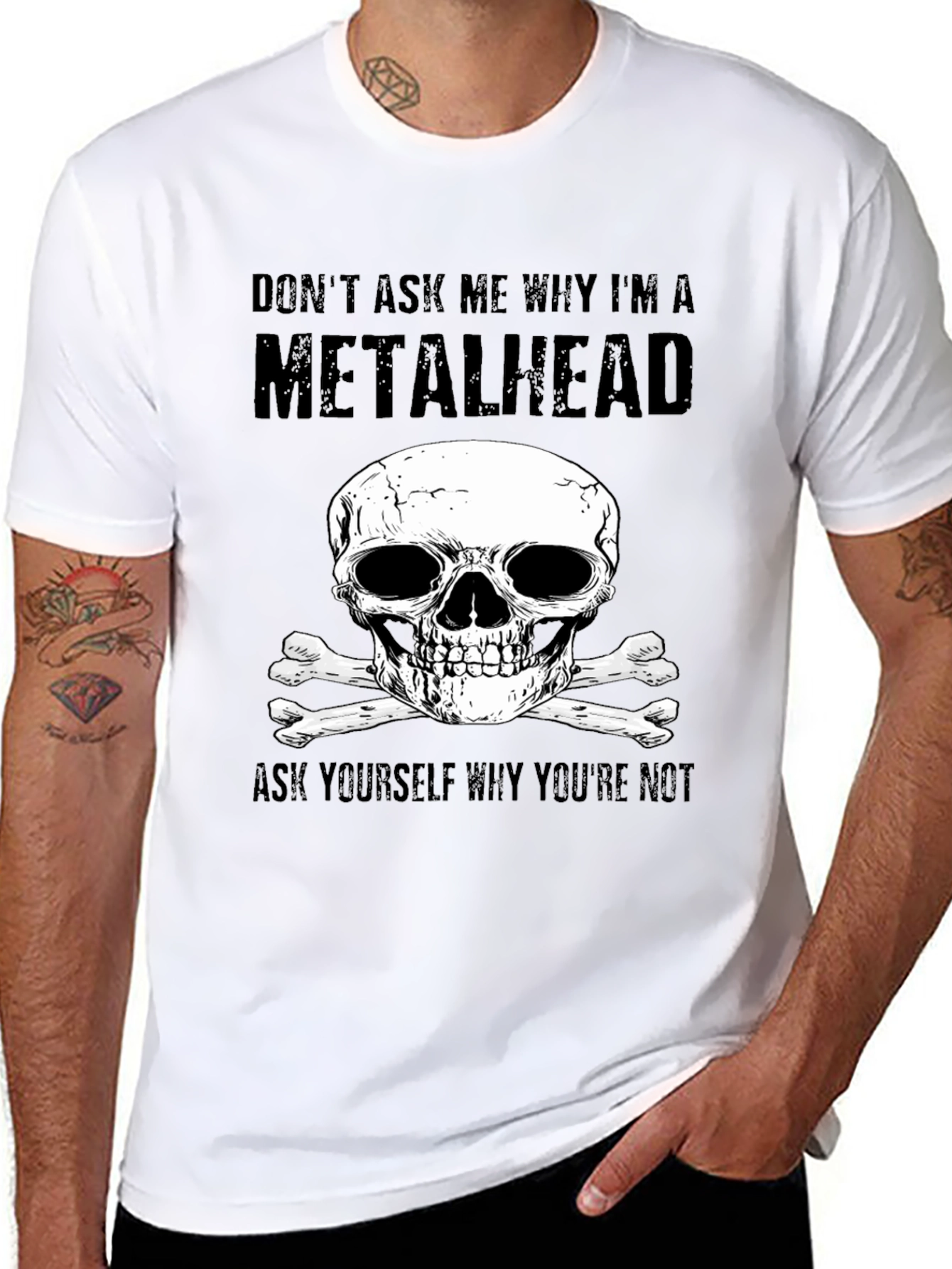 Metalhead Skull T-Shirt