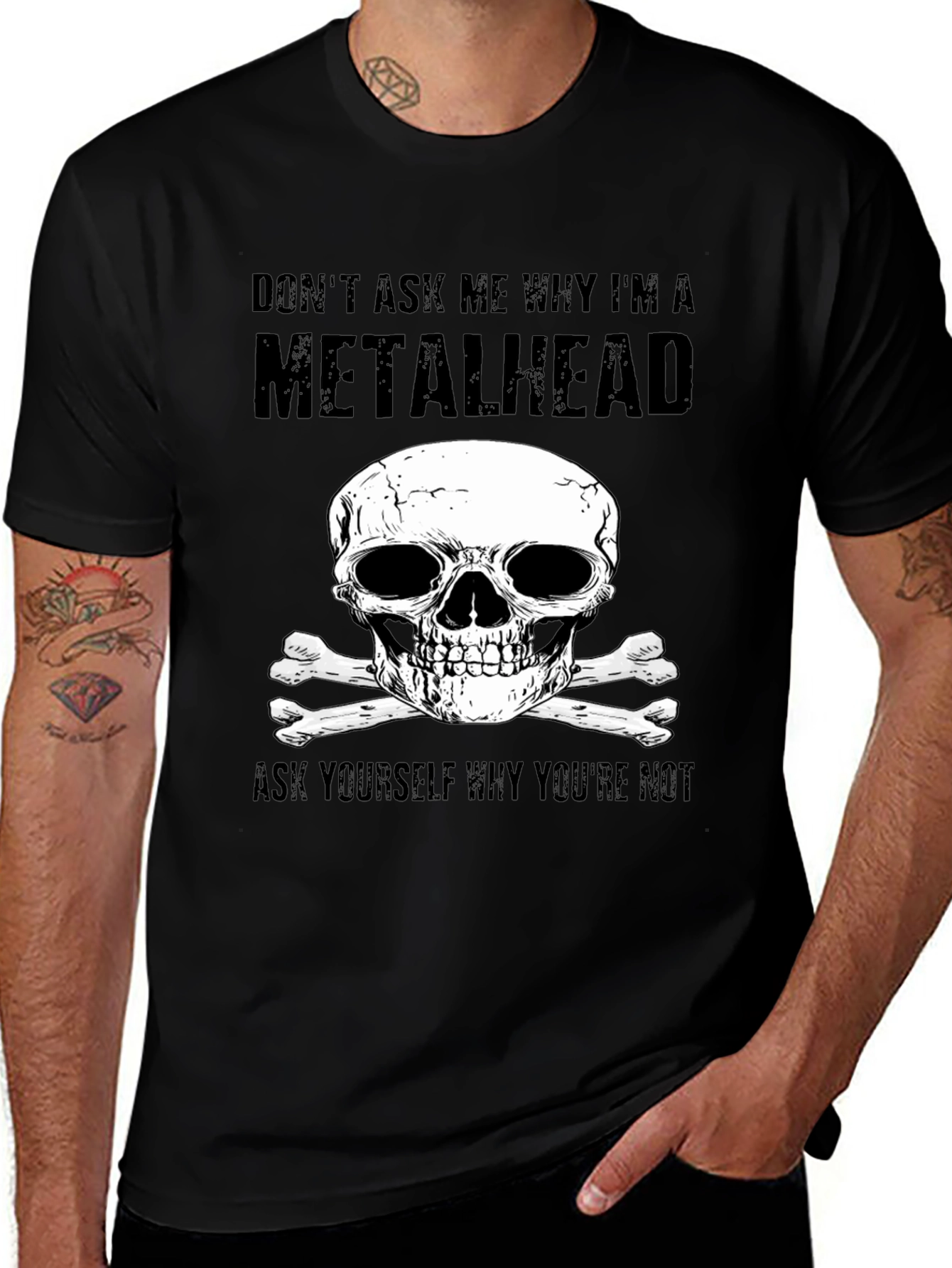 Metalhead Skull T-Shirt