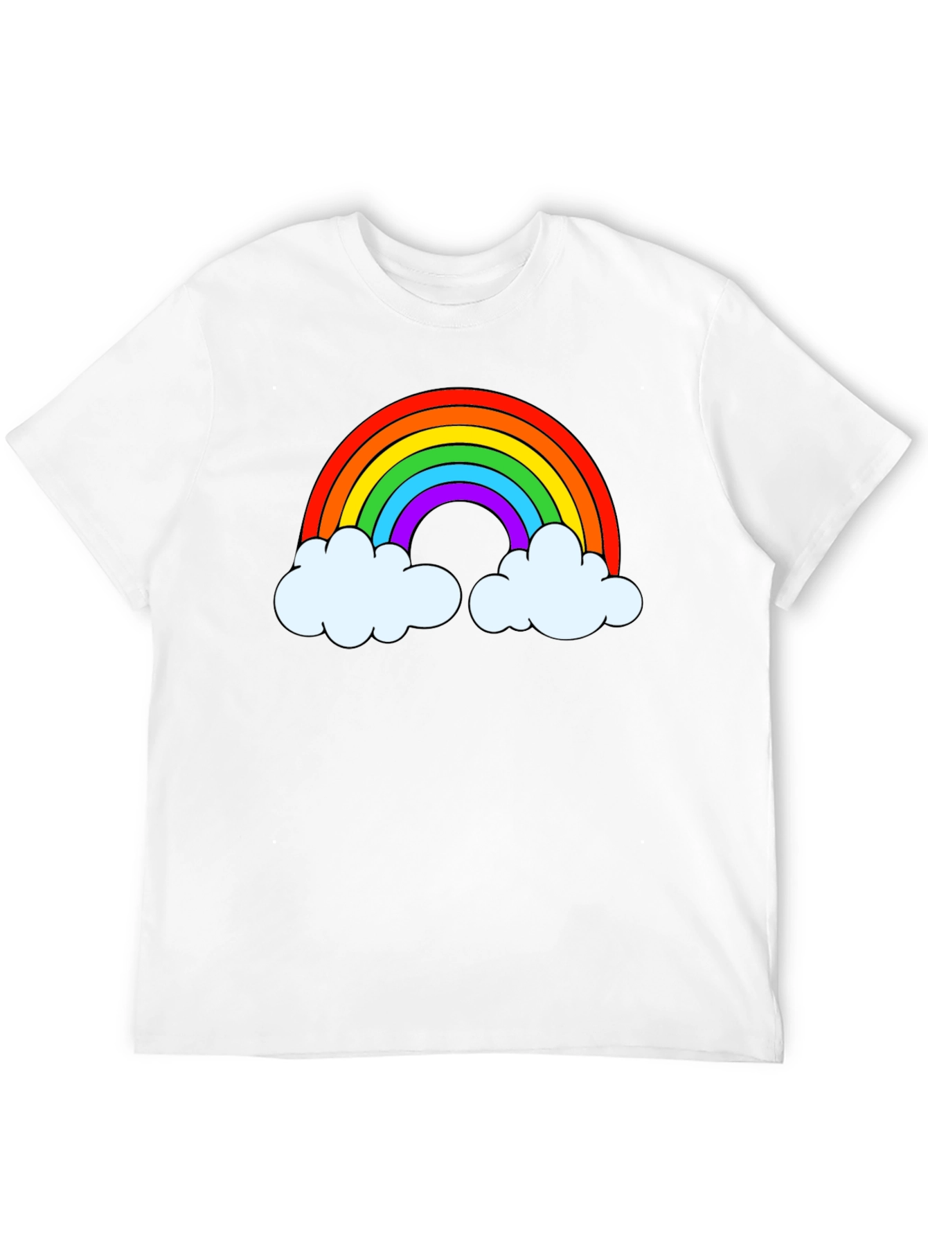Rainbow Graphic Mens T-Shirt