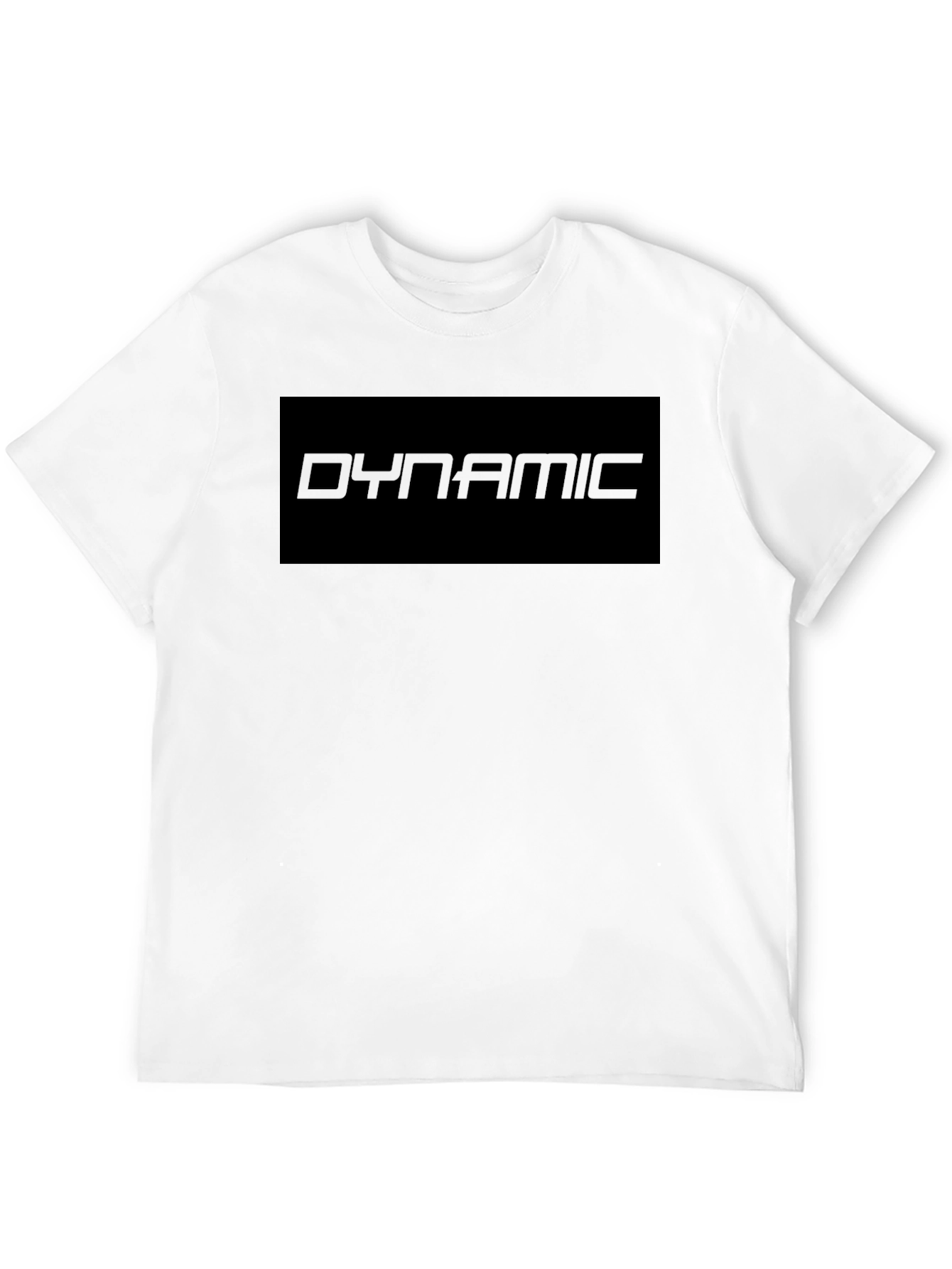 Dynamic Graphic Tee - Black Cotton Blend