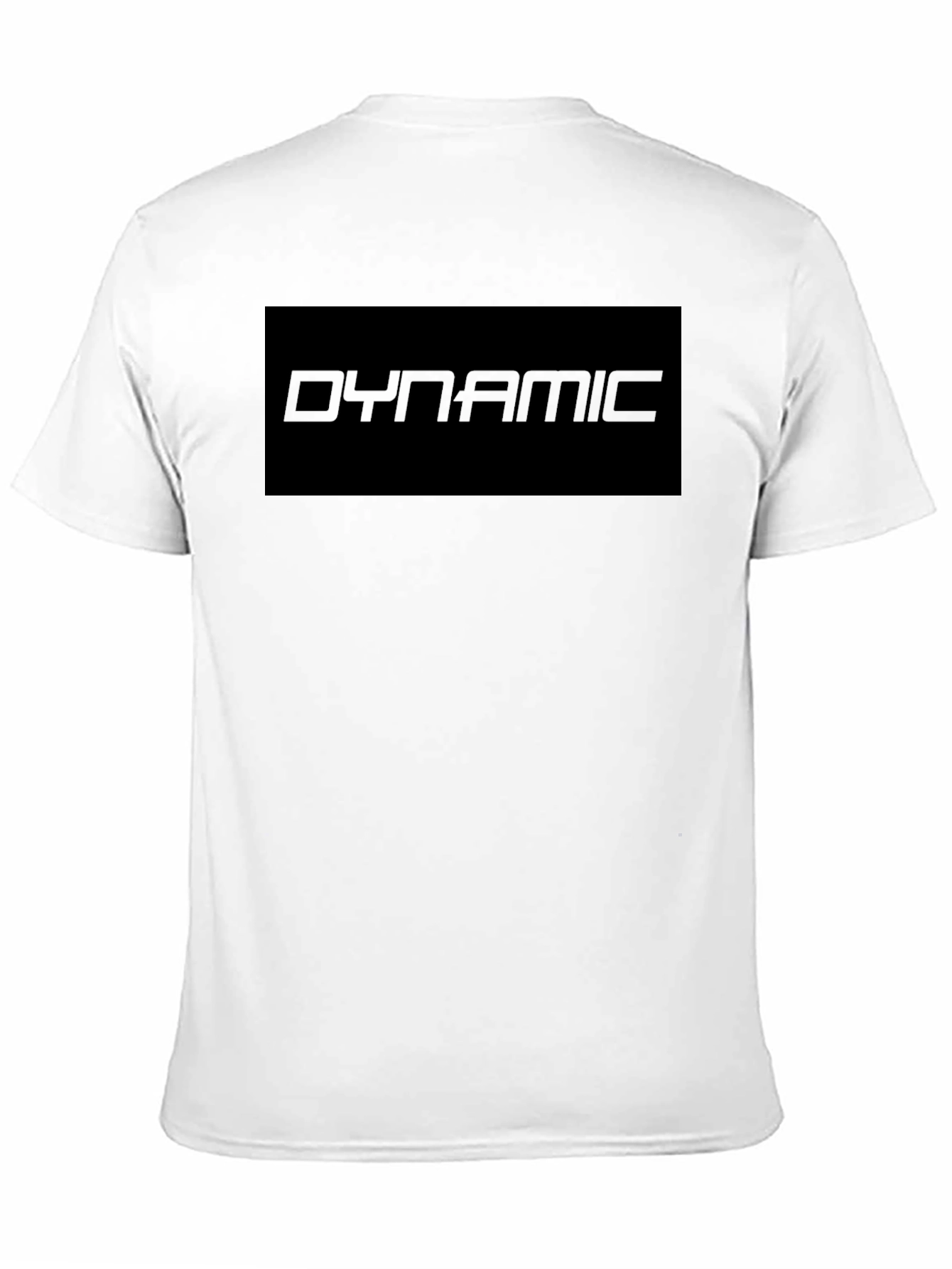 Dynamic Graphic Tee - Black Cotton Blend