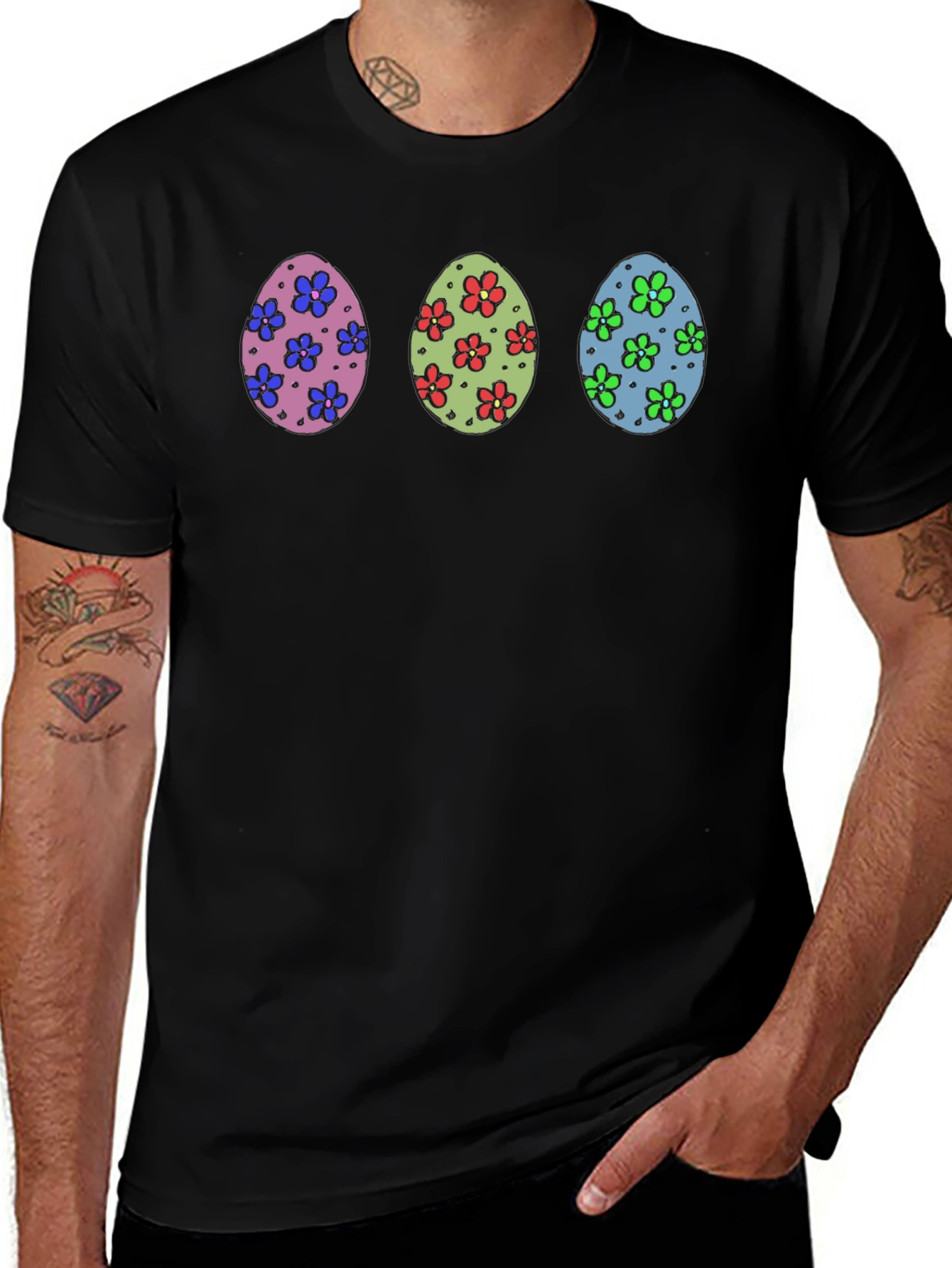 Easter Egg Floral T-Shirt