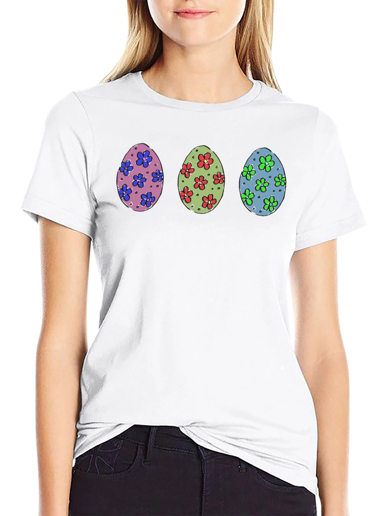 Easter Egg Floral T-Shirt
