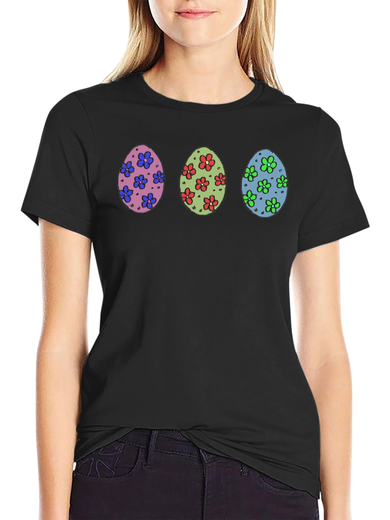 Easter Egg Floral T-Shirt