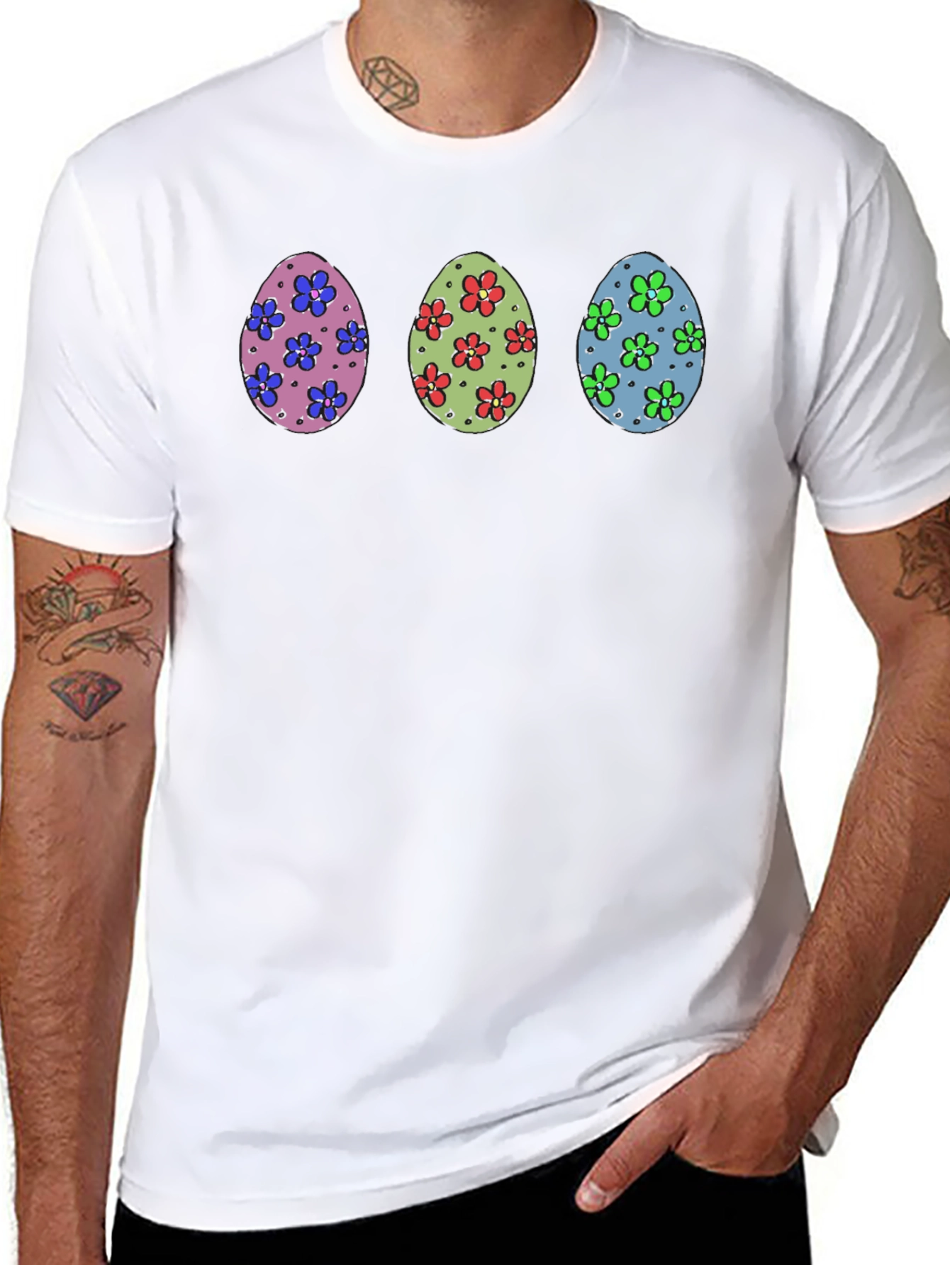 Easter Egg Floral T-Shirt