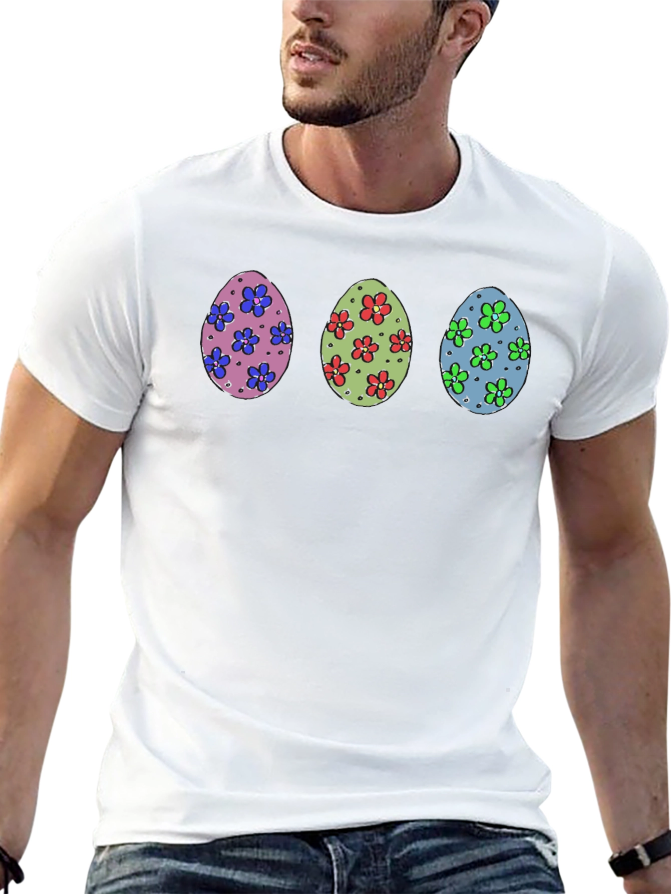 Easter Egg Floral T-Shirt