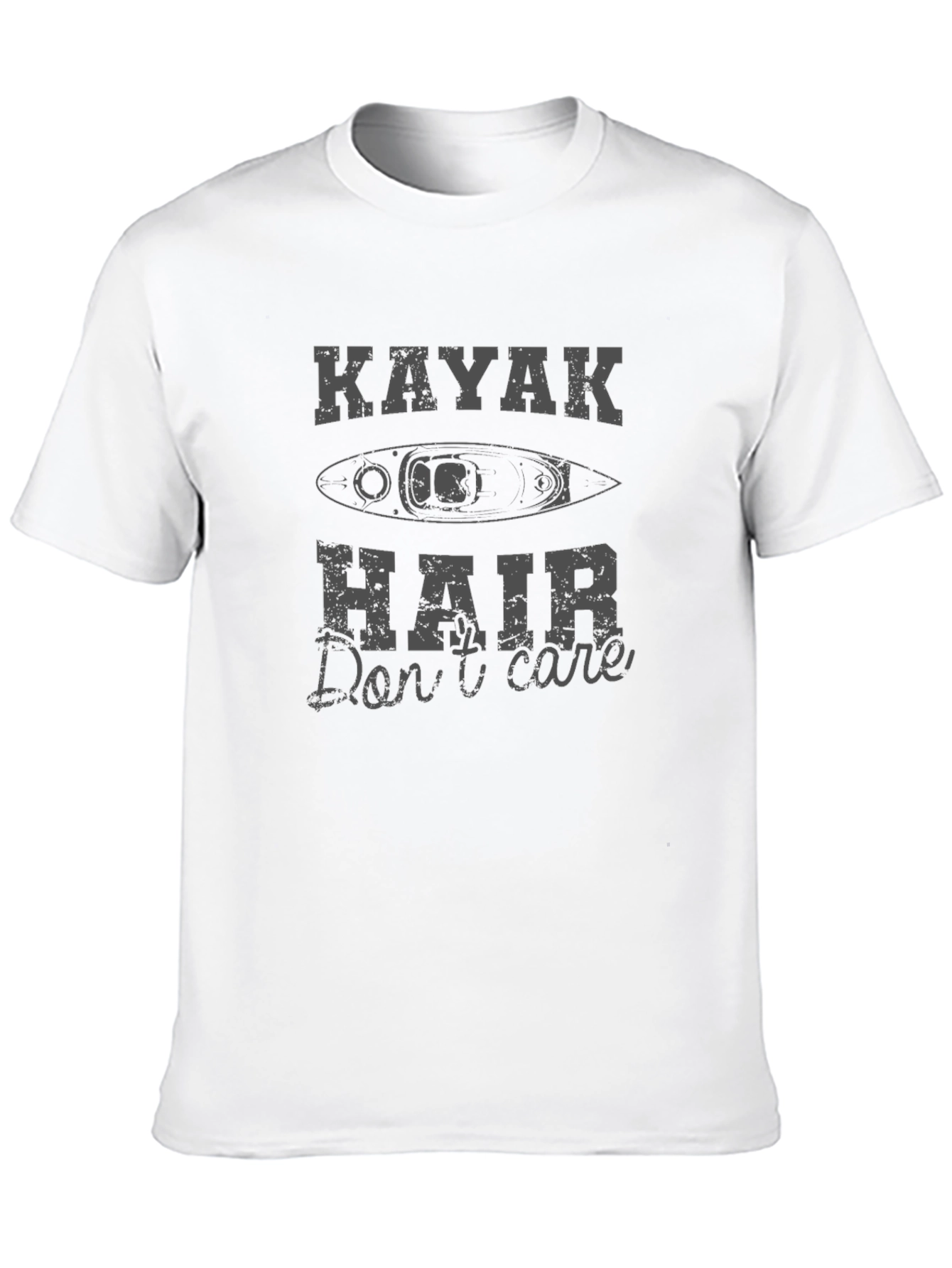 Kayak Hair Dont Care T-Shirt - Black