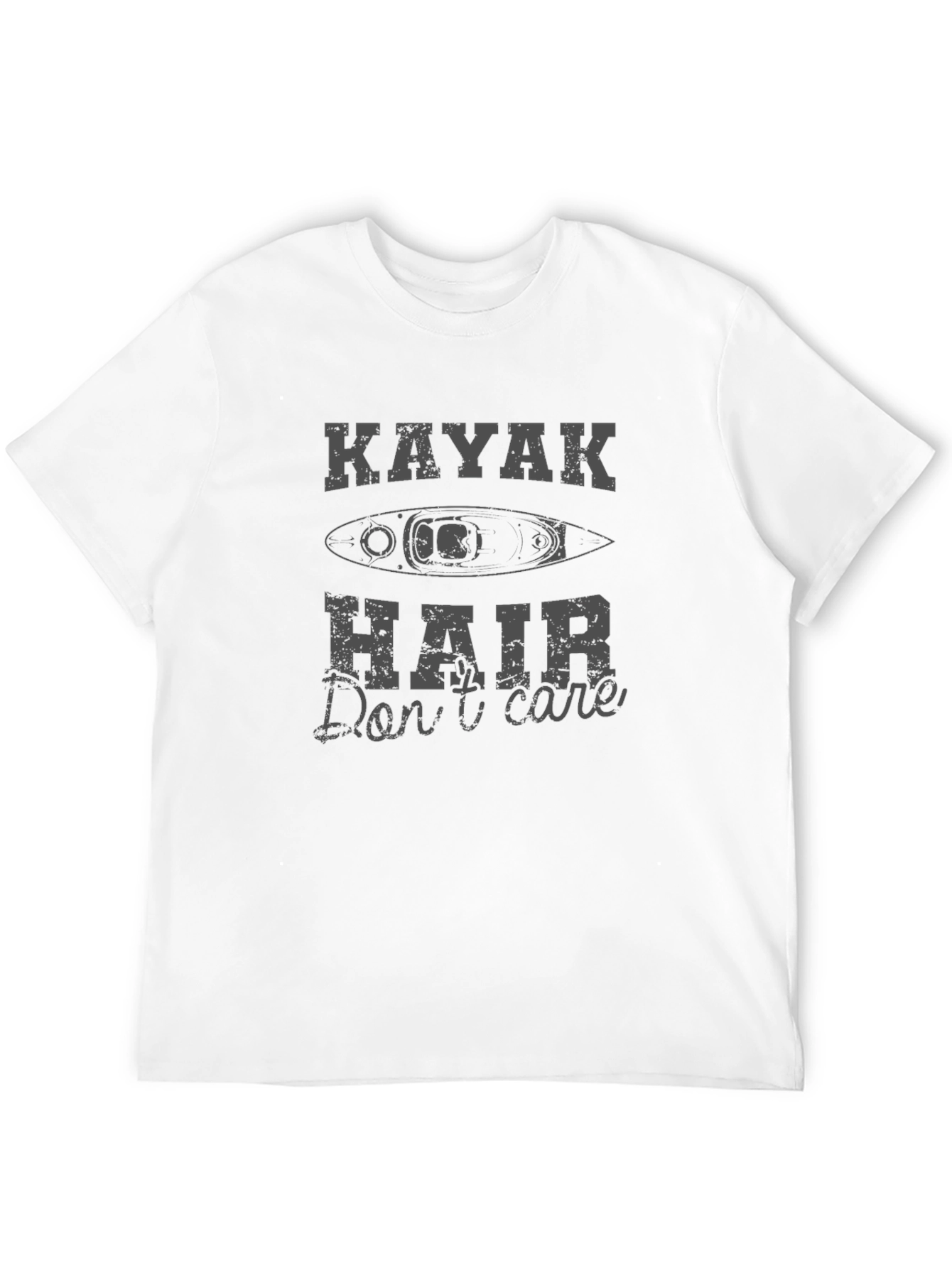 Kayak Hair Dont Care T-Shirt - Black