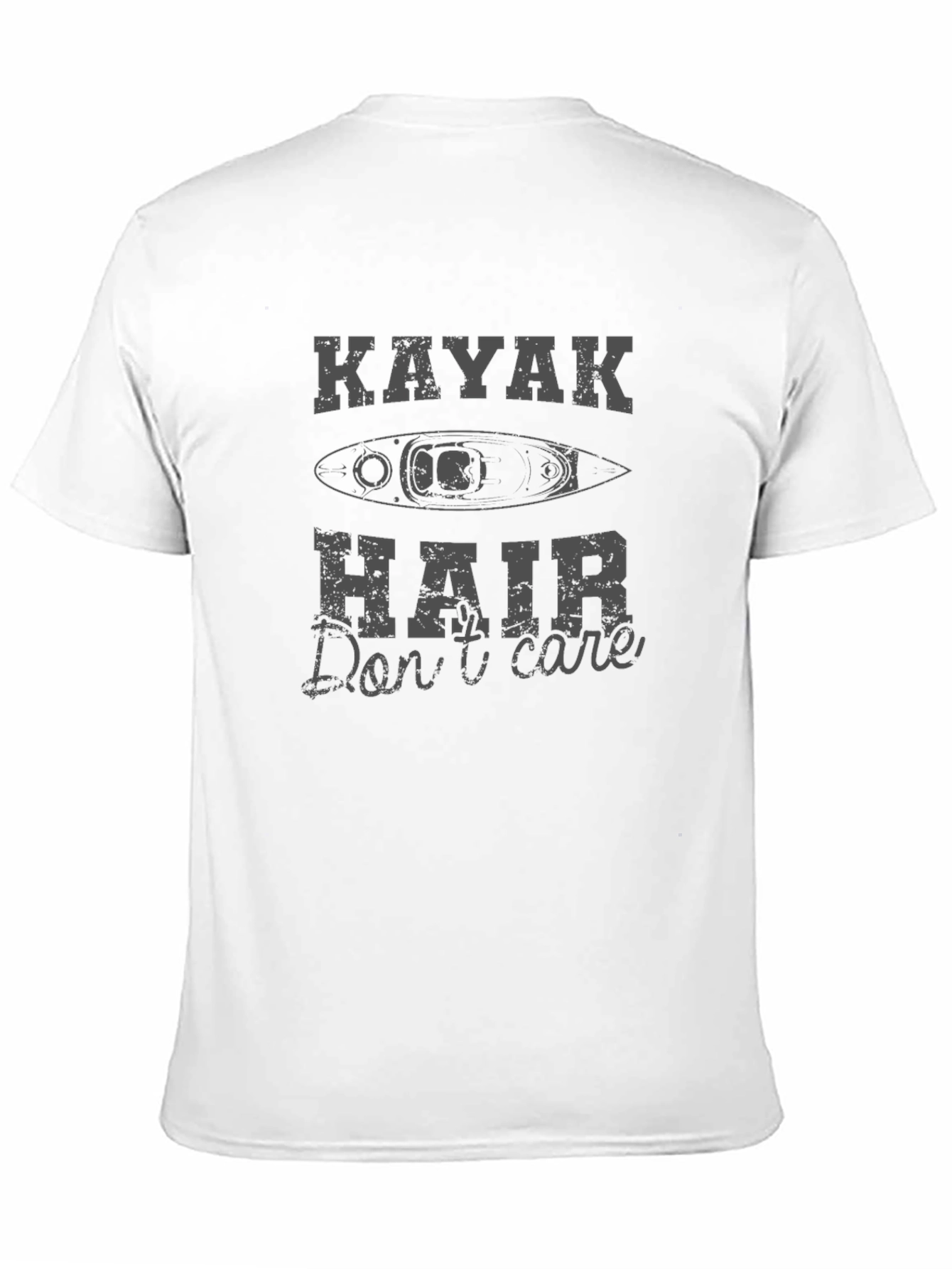 Kayak Hair Dont Care T-Shirt - Black