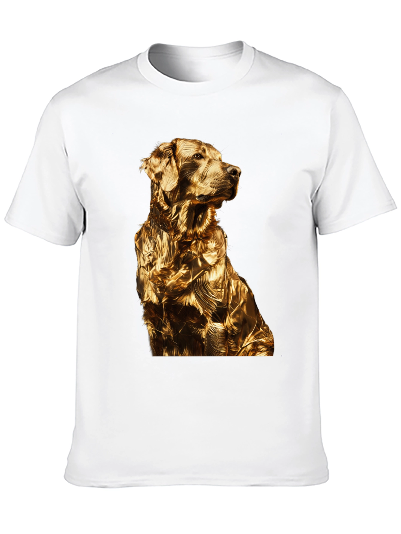 Golden Retriever Dog Black T-Shirt