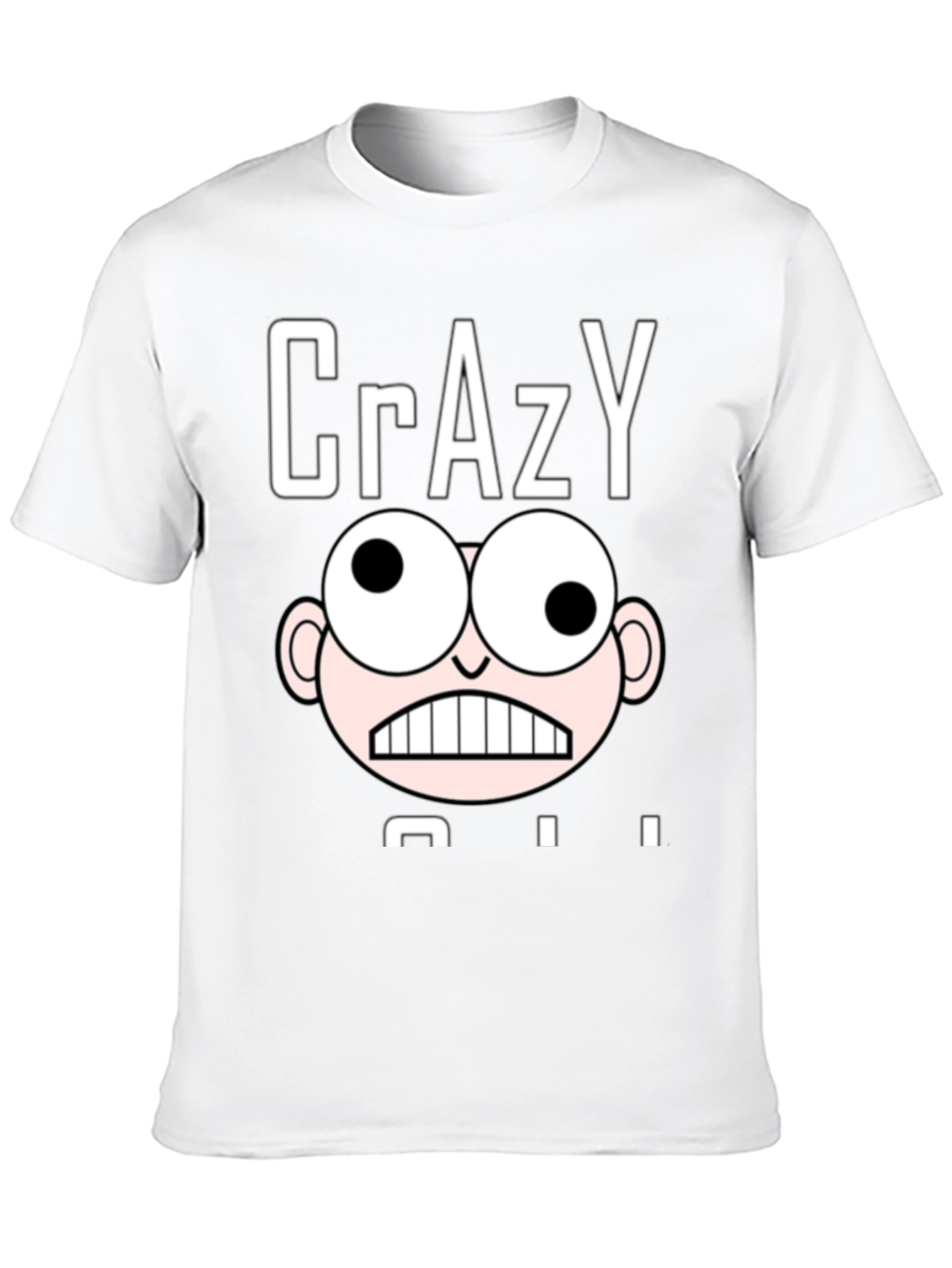 Crazy Character Graphic Print T-Shirt