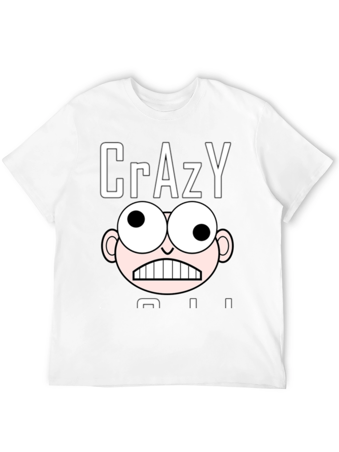 Crazy Character Graphic Print T-Shirt