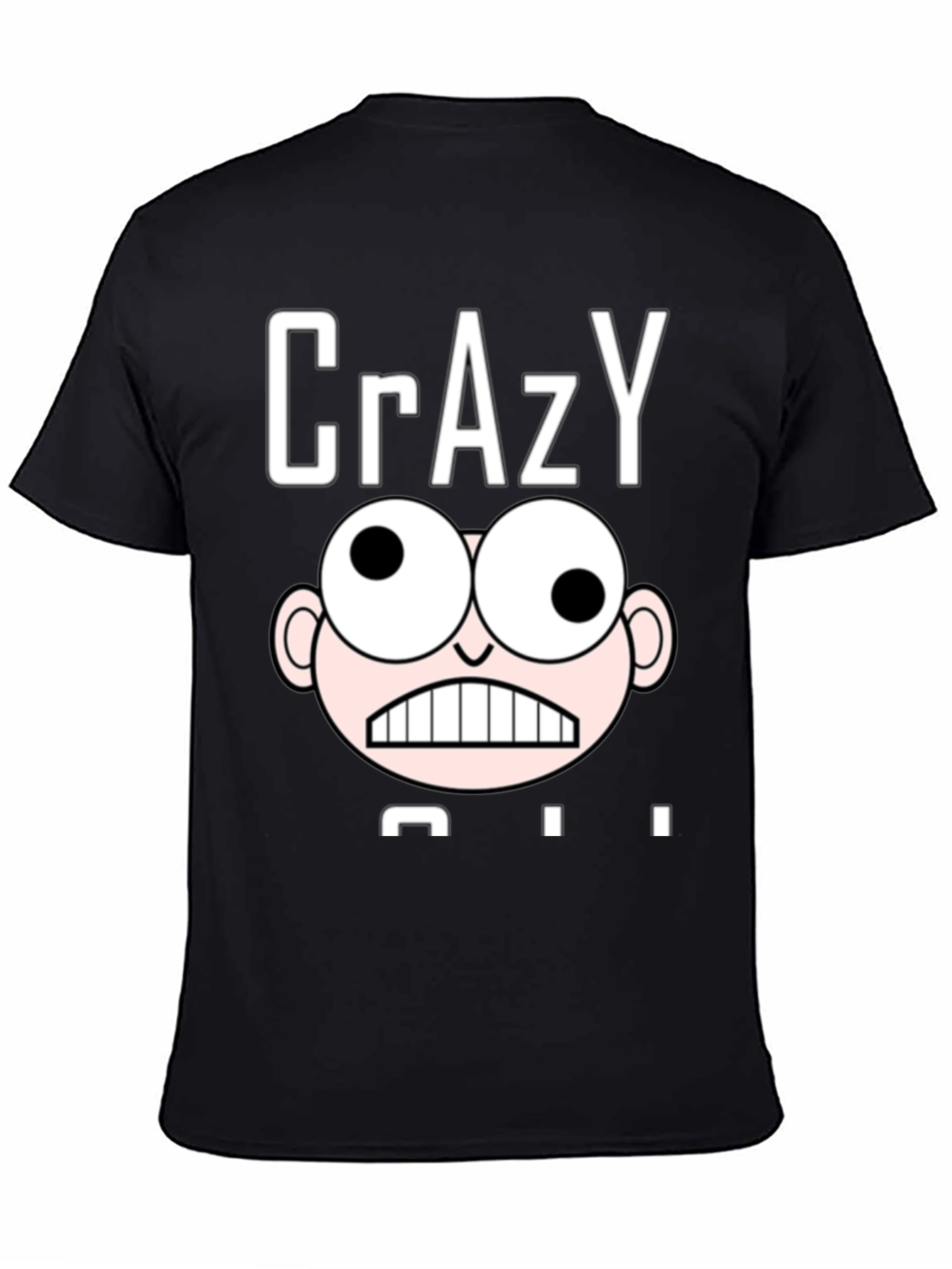 Crazy Character Graphic Print T-Shirt