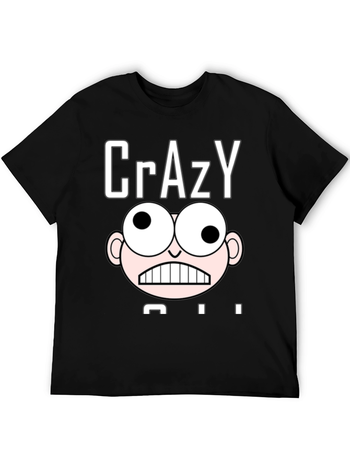 Crazy Character Graphic Print T-Shirt