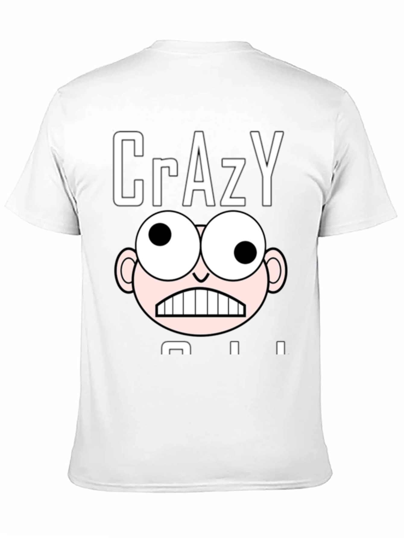 Crazy Character Graphic Print T-Shirt