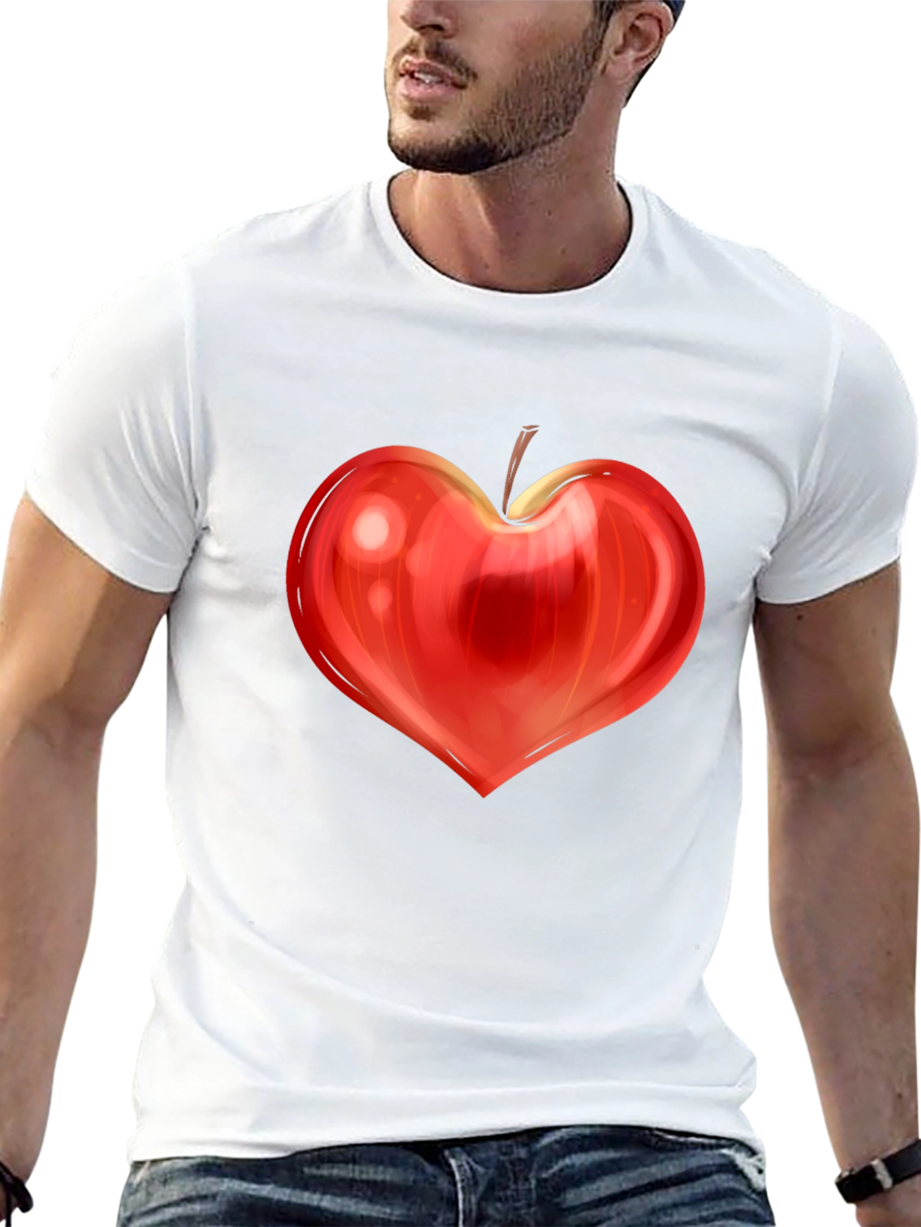 Heart Apple Design Tee