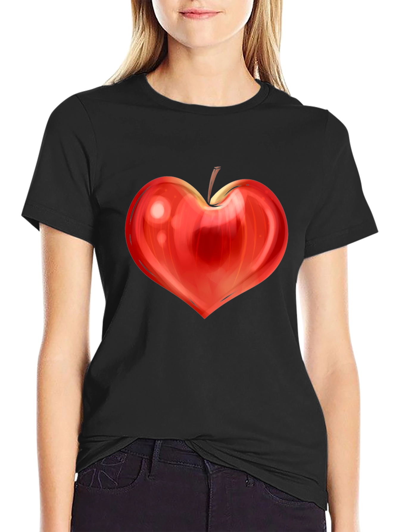 Heart Apple Design Tee