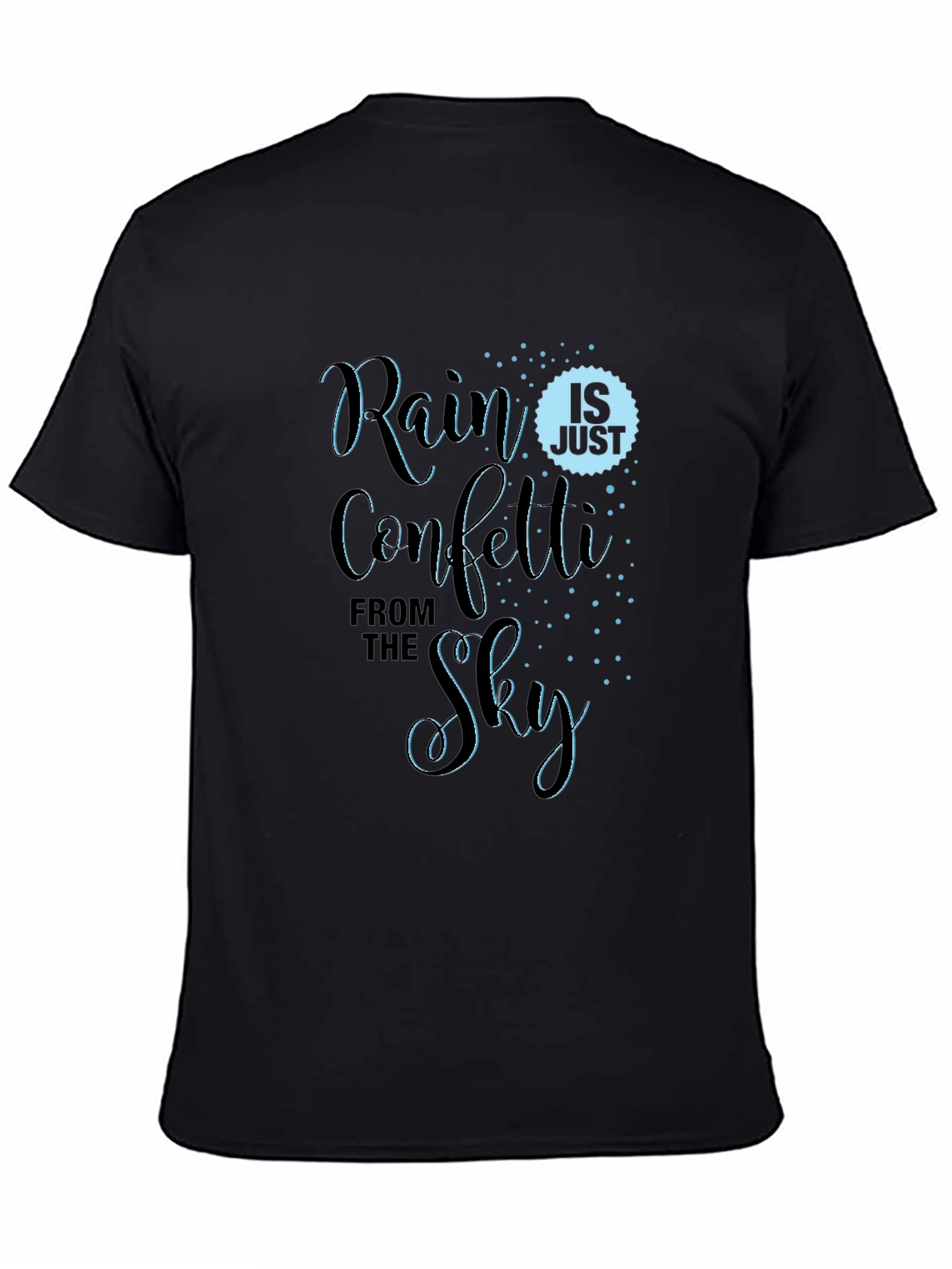 Rain Confetti Sky Graphic T-Shirt