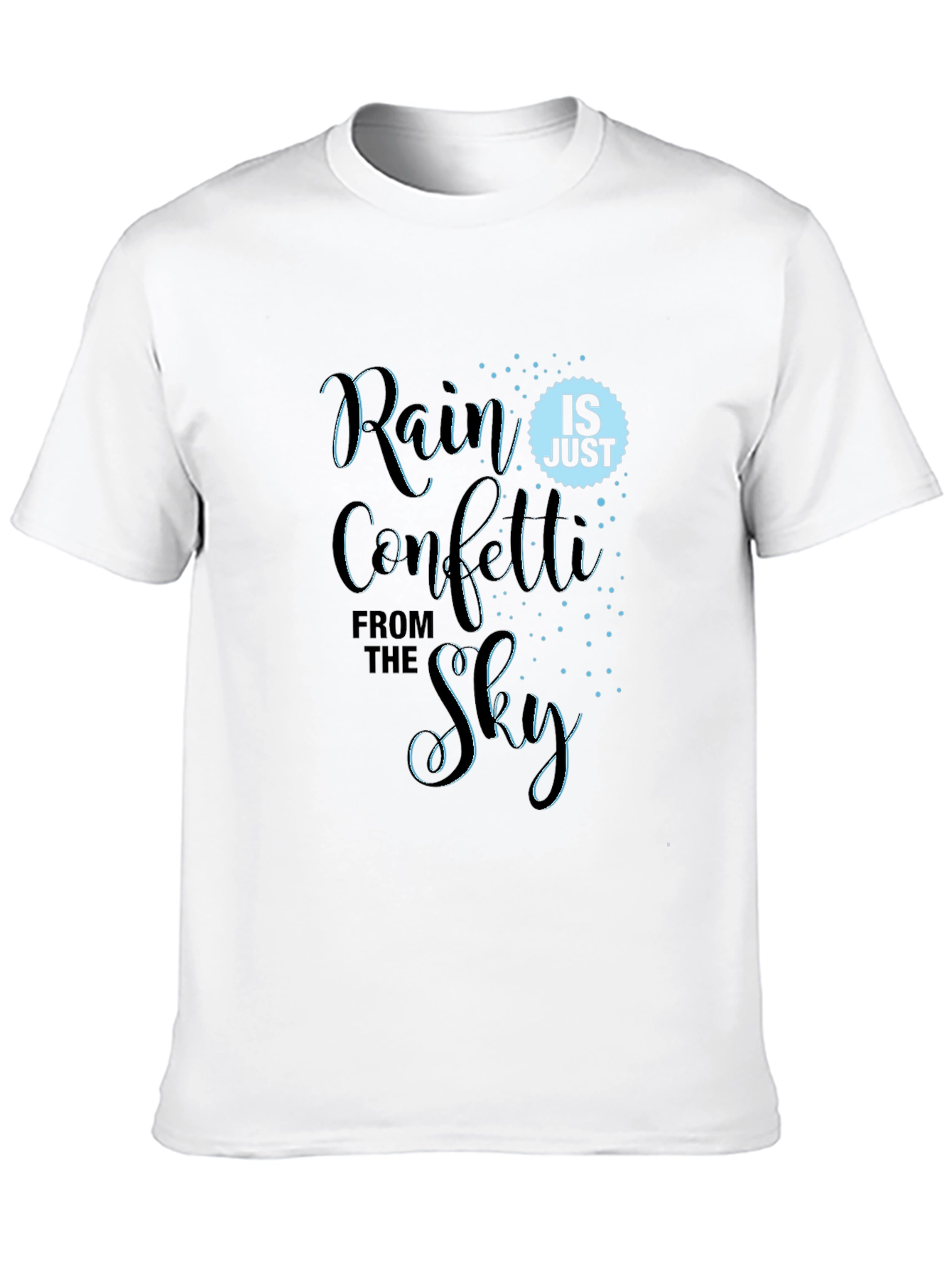 Rain Confetti Sky Graphic T-Shirt