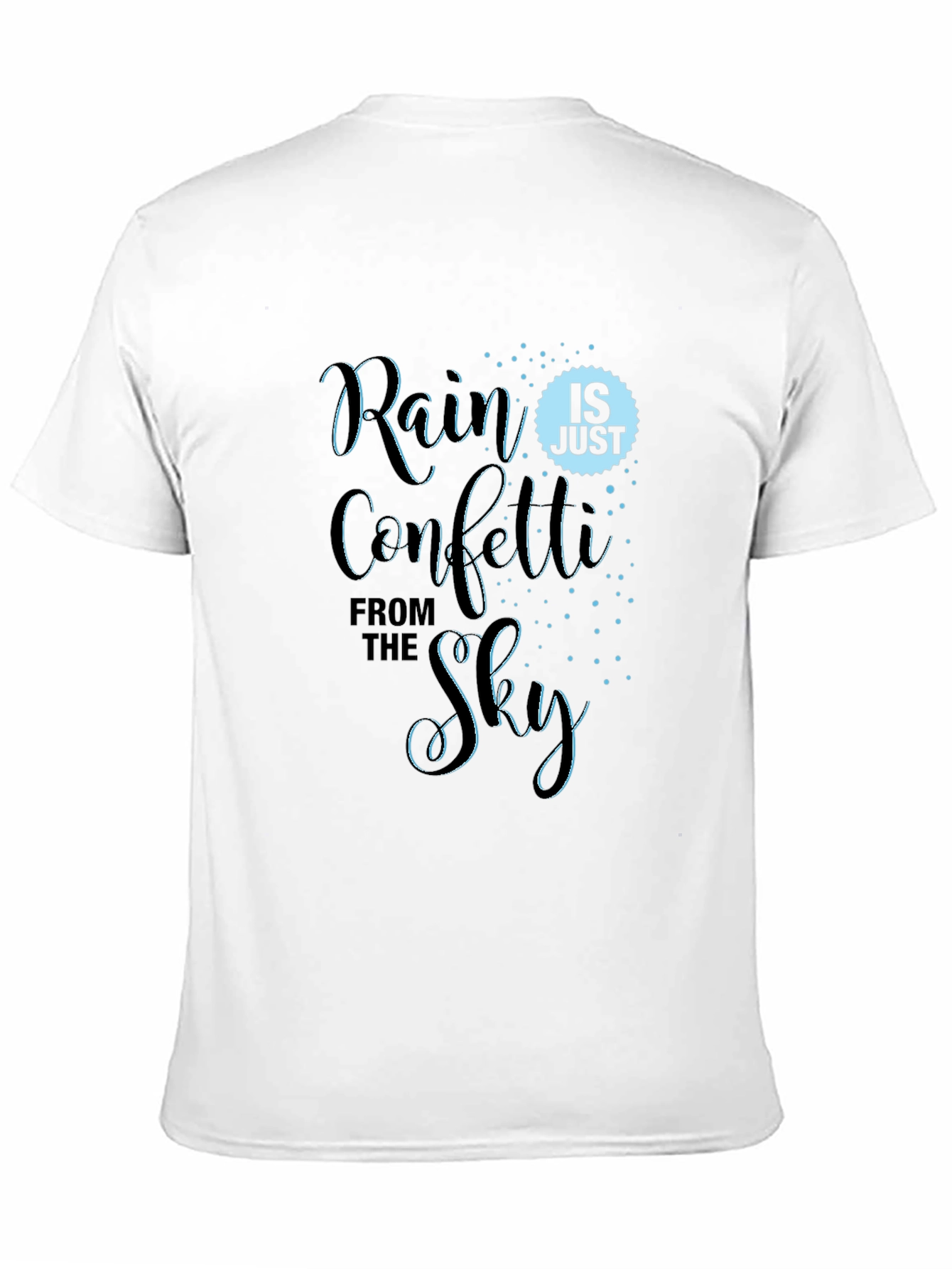 Rain Confetti Sky Graphic T-Shirt