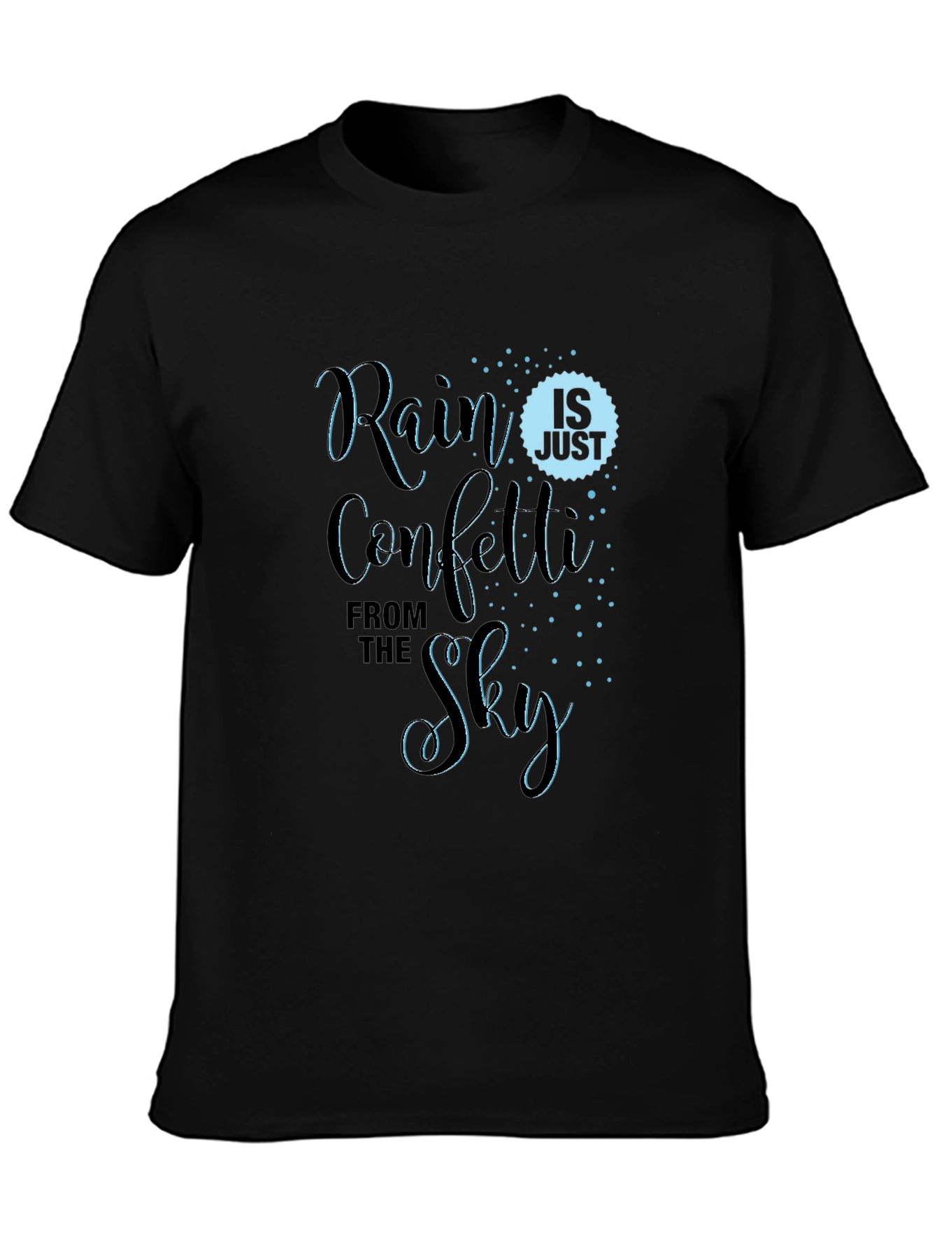 Rain Confetti Sky Graphic T-Shirt
