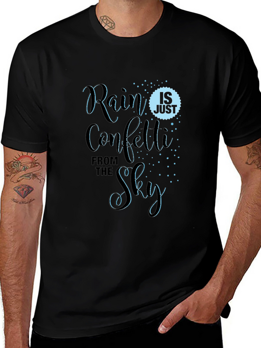 Rain Confetti Sky Graphic T-Shirt