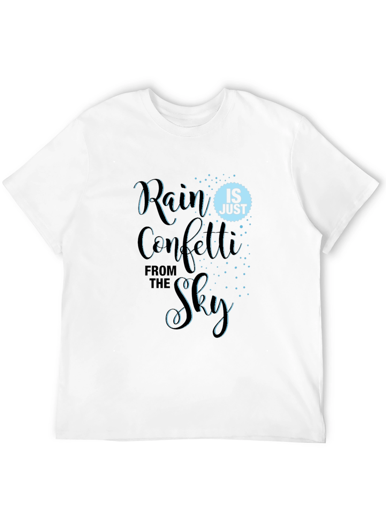 Rain Confetti Sky Graphic T-Shirt