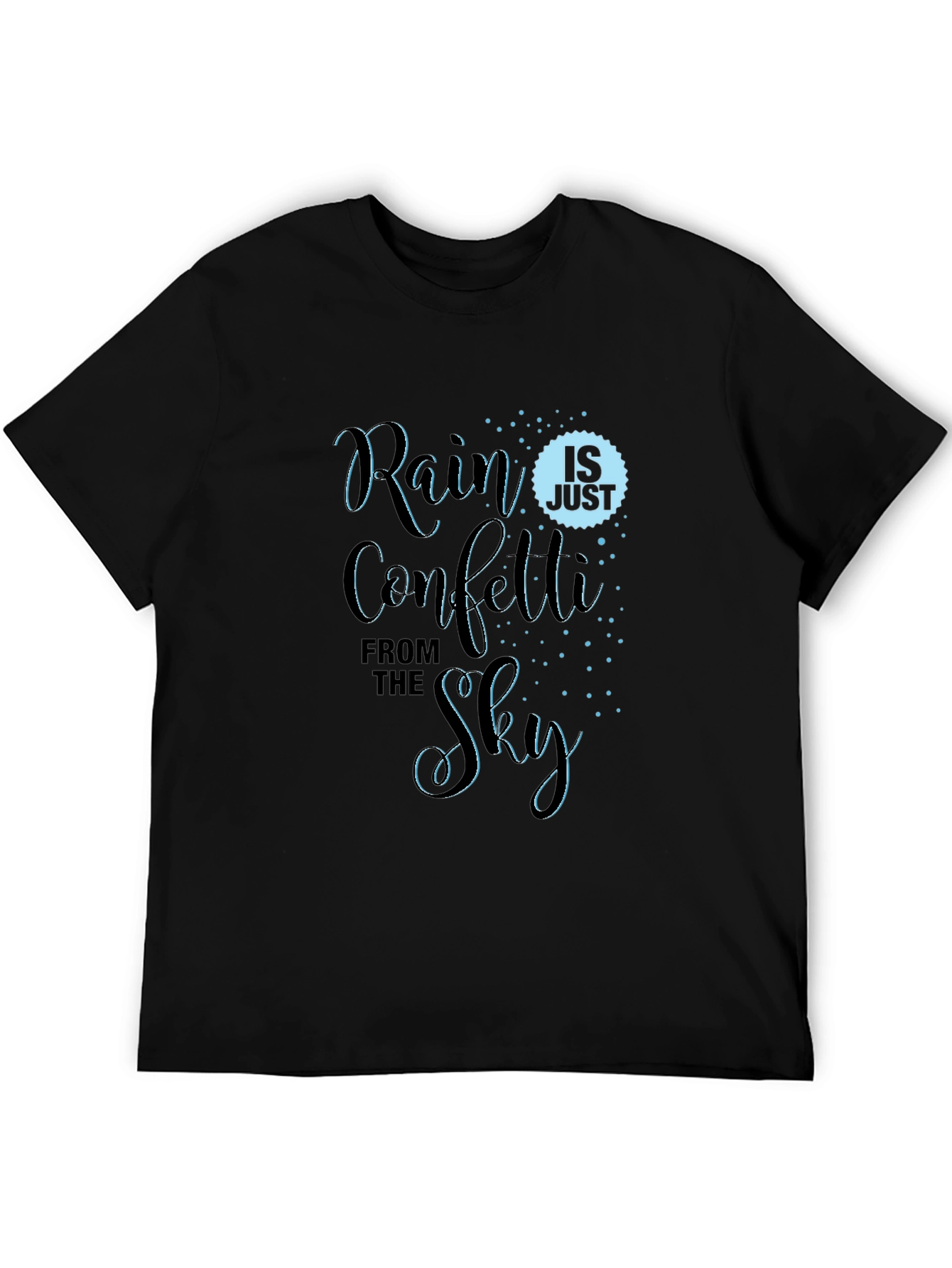 Rain Confetti Sky Graphic T-Shirt