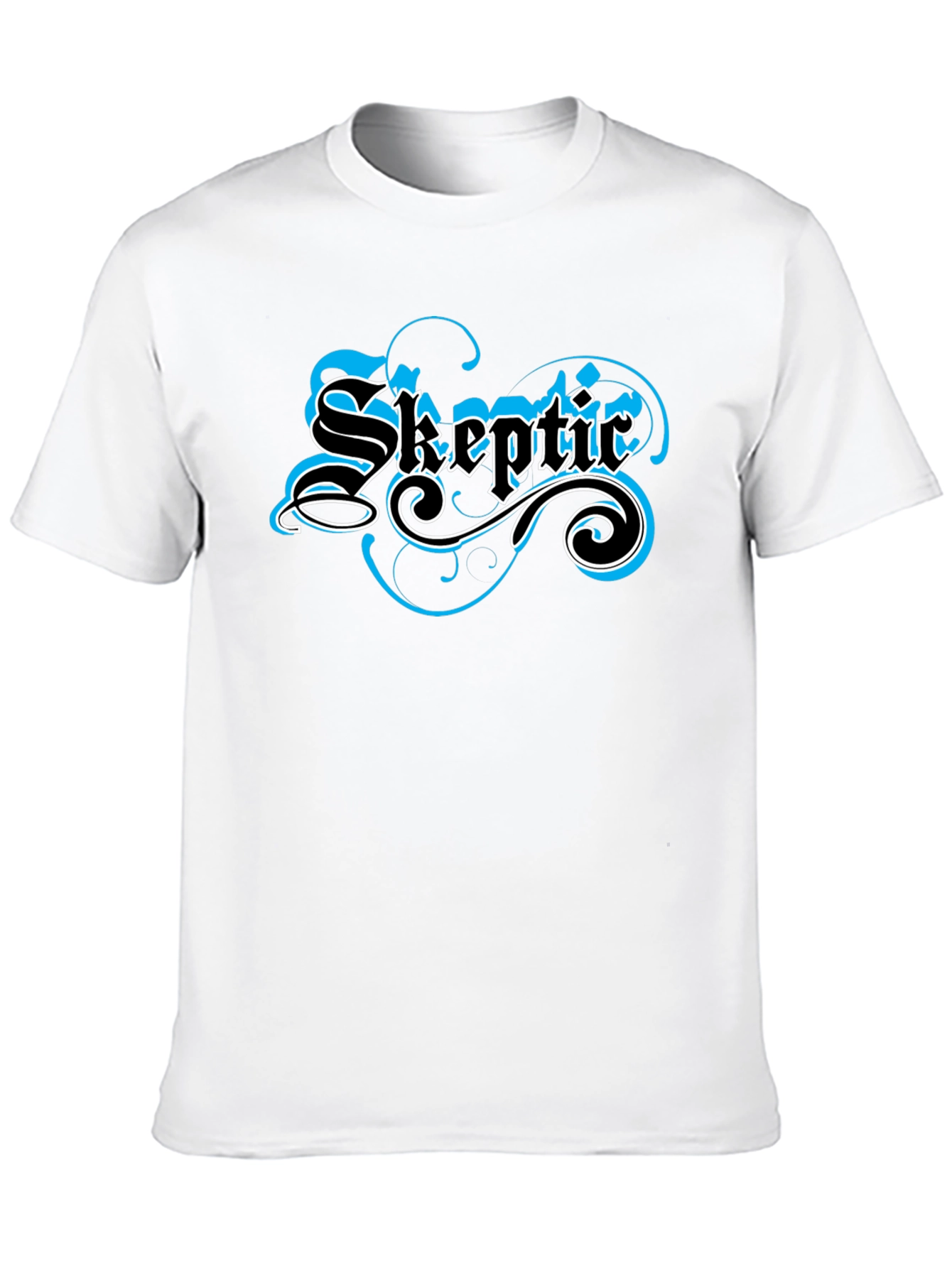 Skeptic Graphic T-Shirt - Black Crew Neck