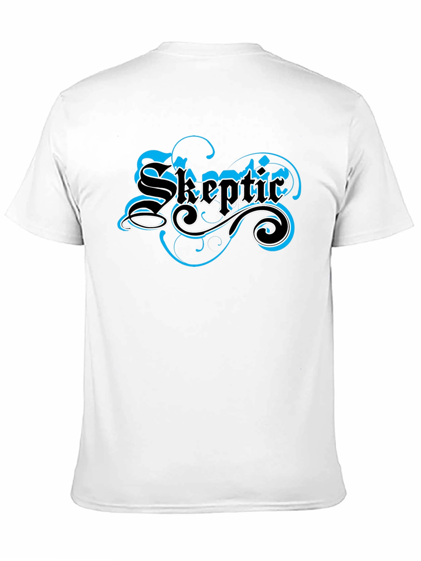 Skeptic Graphic T-Shirt - Black Crew Neck