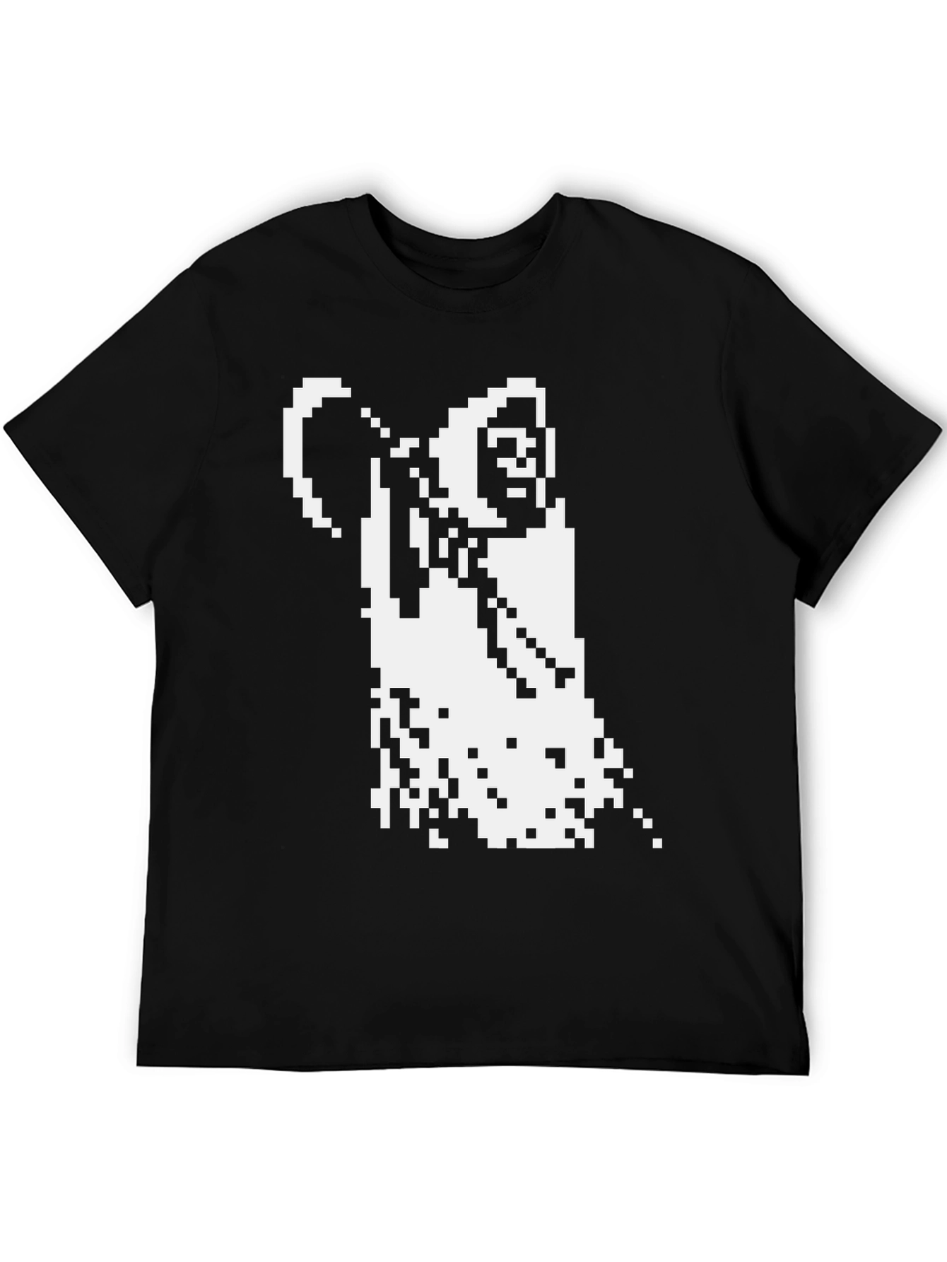 Pixel Grim Reaper T-Shirt - Black Graphic Tee