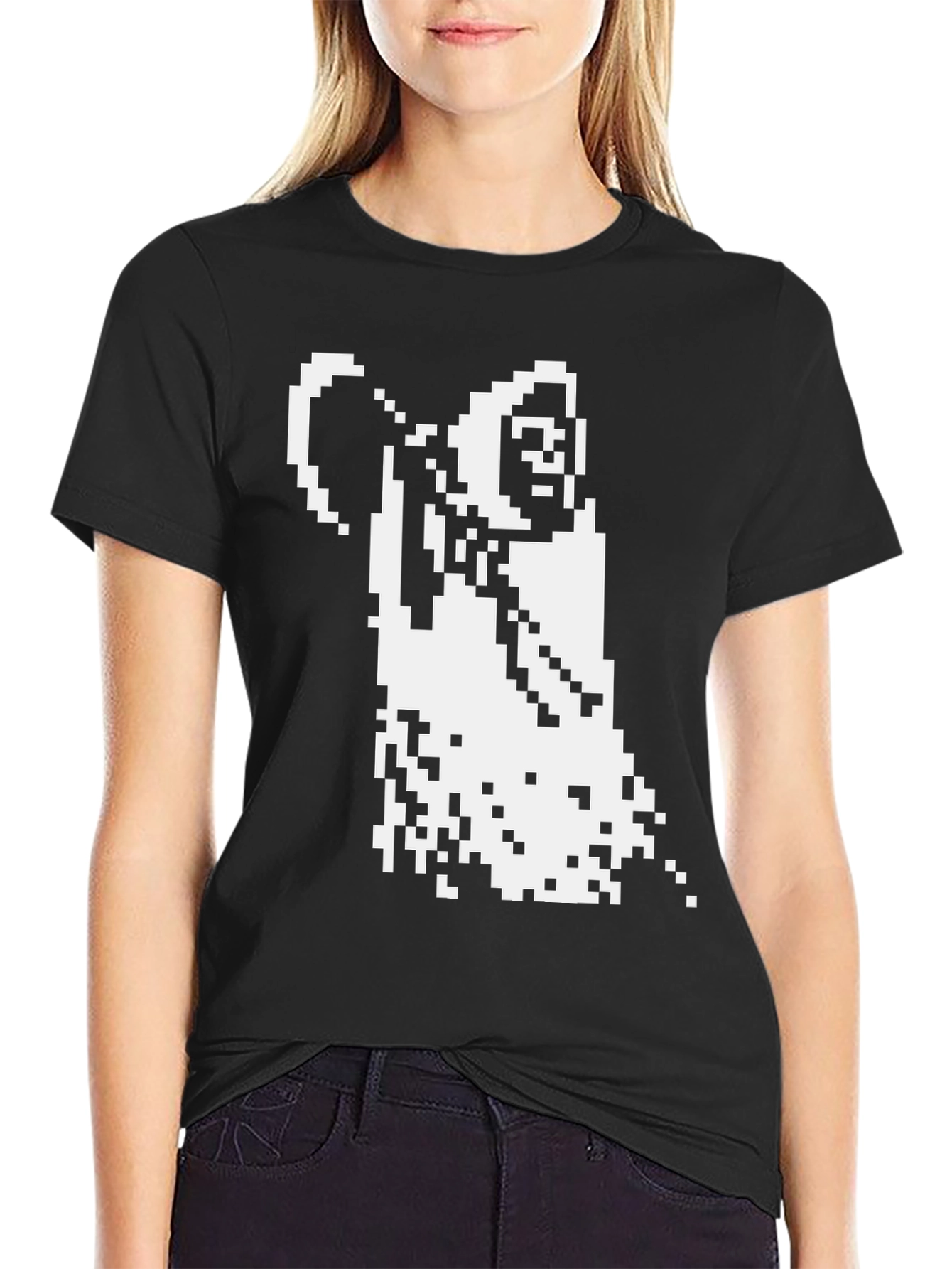 Pixel Grim Reaper T-Shirt - Black Graphic Tee