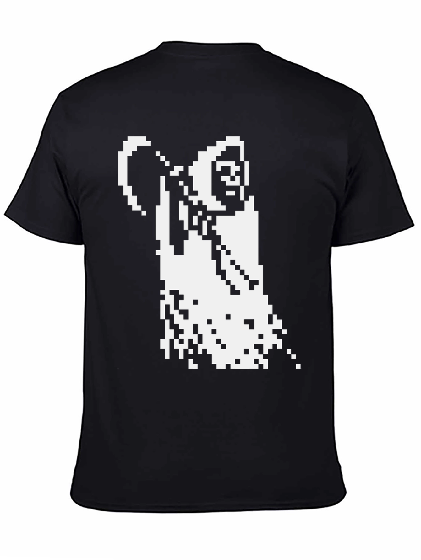 Pixel Grim Reaper T-Shirt - Black Graphic Tee