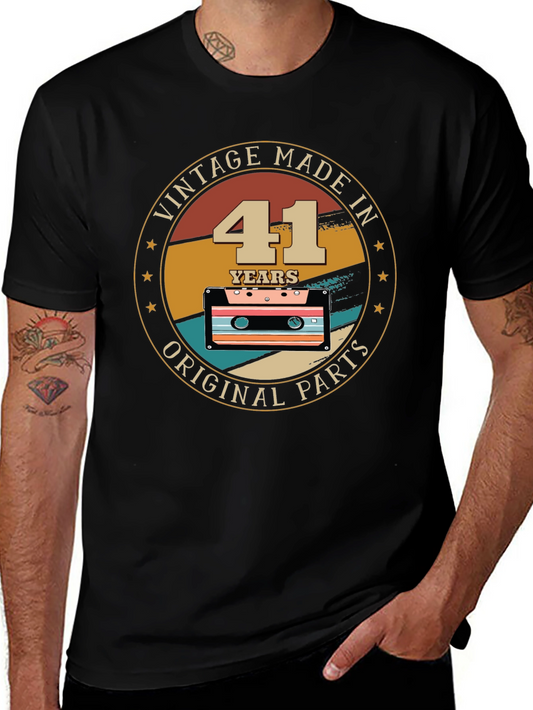 Vintage Made In 41 Years Original Parts T-Shirt